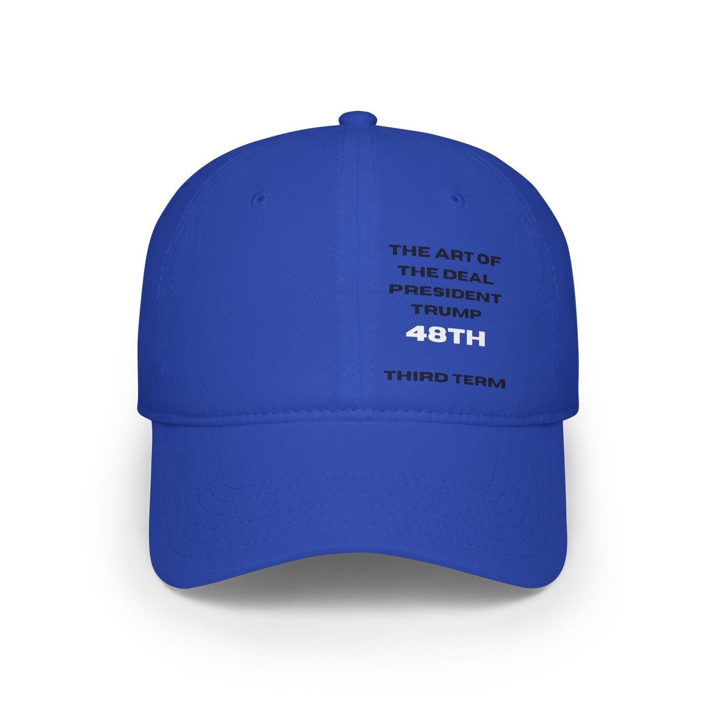 Red Low Profile Baseball Cap - The Art of The Deal, President Trump 48th Third Term