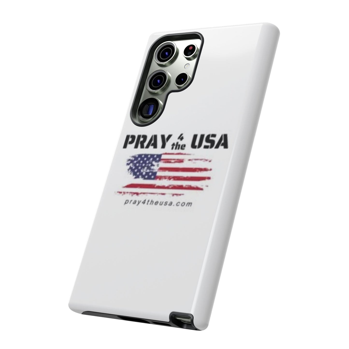 Phone Case - Patriotic Pray 4 the USA Design