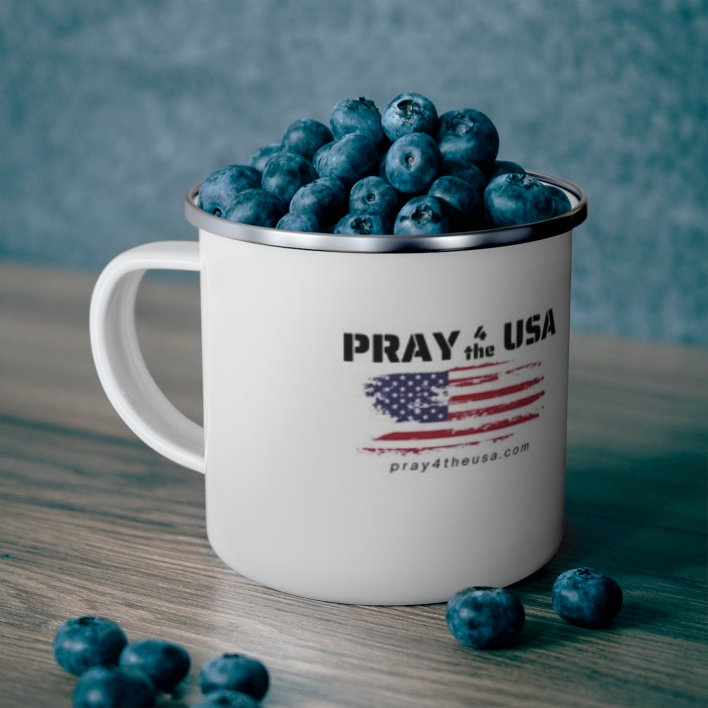 Patriotic Mug Pray4theusa logo