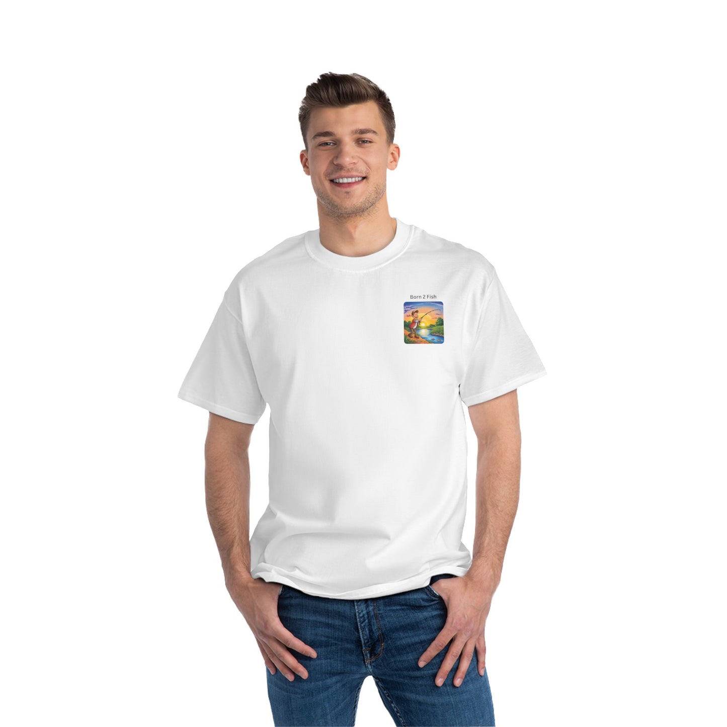 Born 2 Fish Short-Sleeve T-Shirt | Perfect for Anglers & Outdoor Lovers