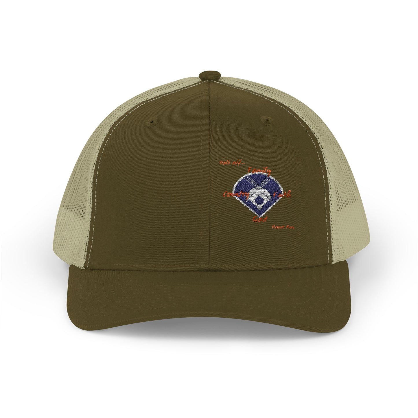 Snapback Trucker Cap - Baseball, Family and Faith - Casual Style for Everyday Adventures