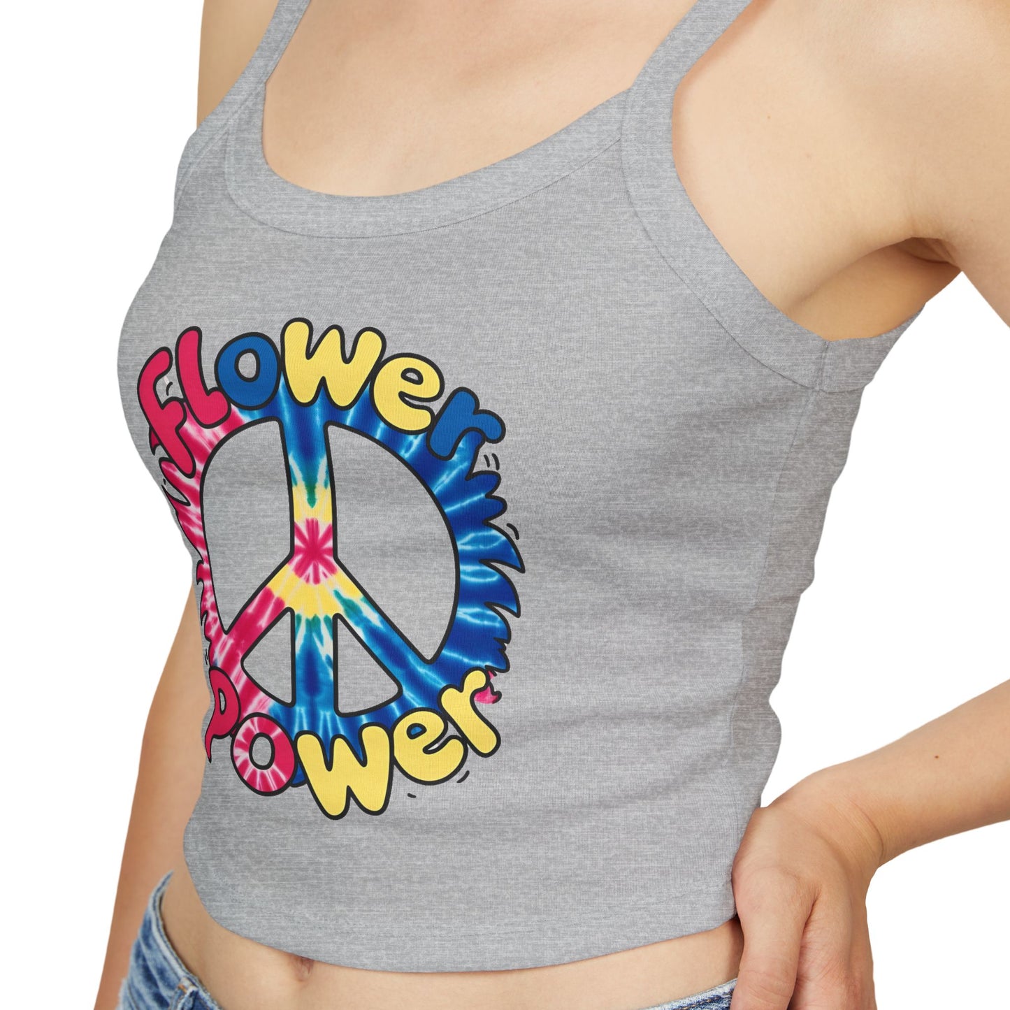 Retro Flower Power Tank Top