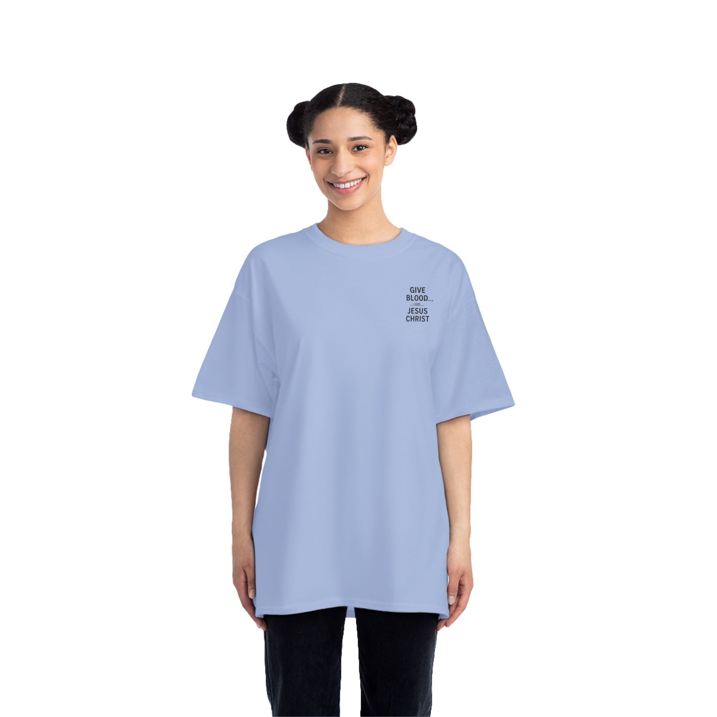 Christian Faith Short-Sleeve T-Shirt - Jesus Gave All Give Blood