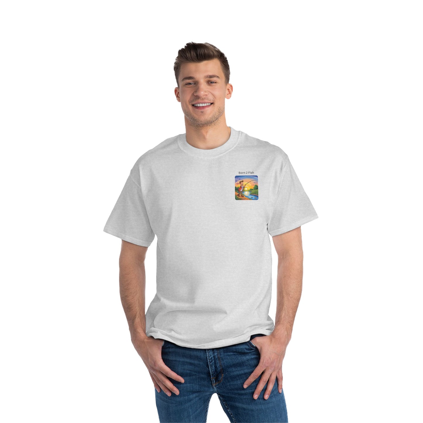 Born 2 Fish Short-Sleeve T-Shirt | Perfect for Anglers & Outdoor Lovers