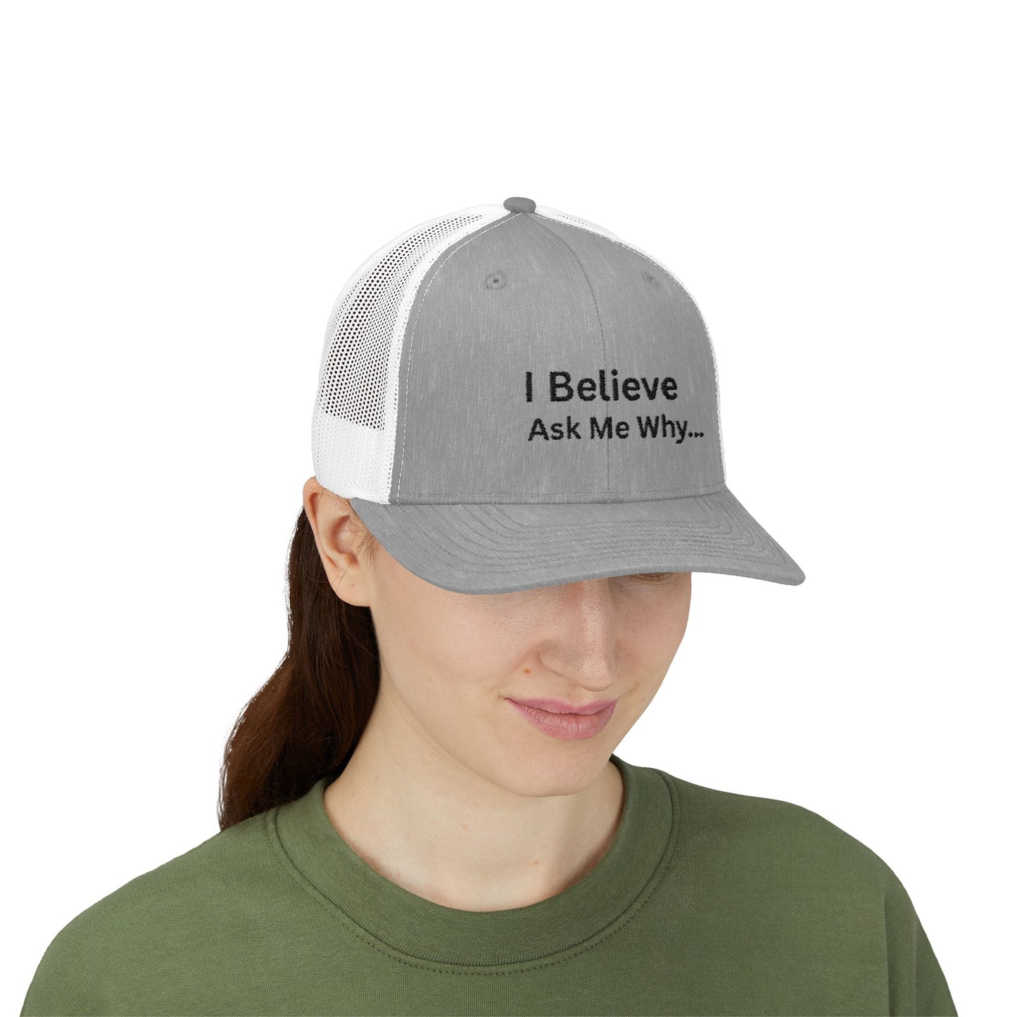 I Believe Ask Me Why... Snapback - Adjustable Hat for Casual Wear faith based
