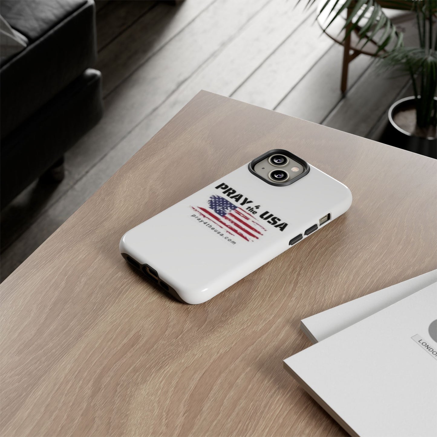 Phone Case - Patriotic Pray 4 the USA Design
