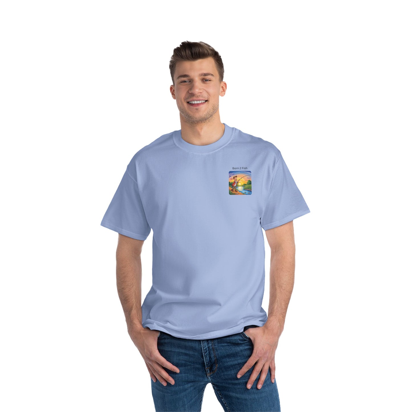 Born 2 Fish Short-Sleeve T-Shirt | Perfect for Anglers & Outdoor Lovers