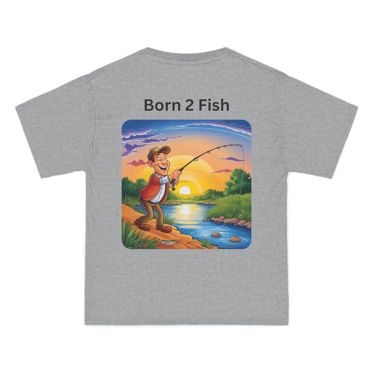 Born 2 Fish Short-Sleeve T-Shirt | Perfect for Anglers & Outdoor Lovers