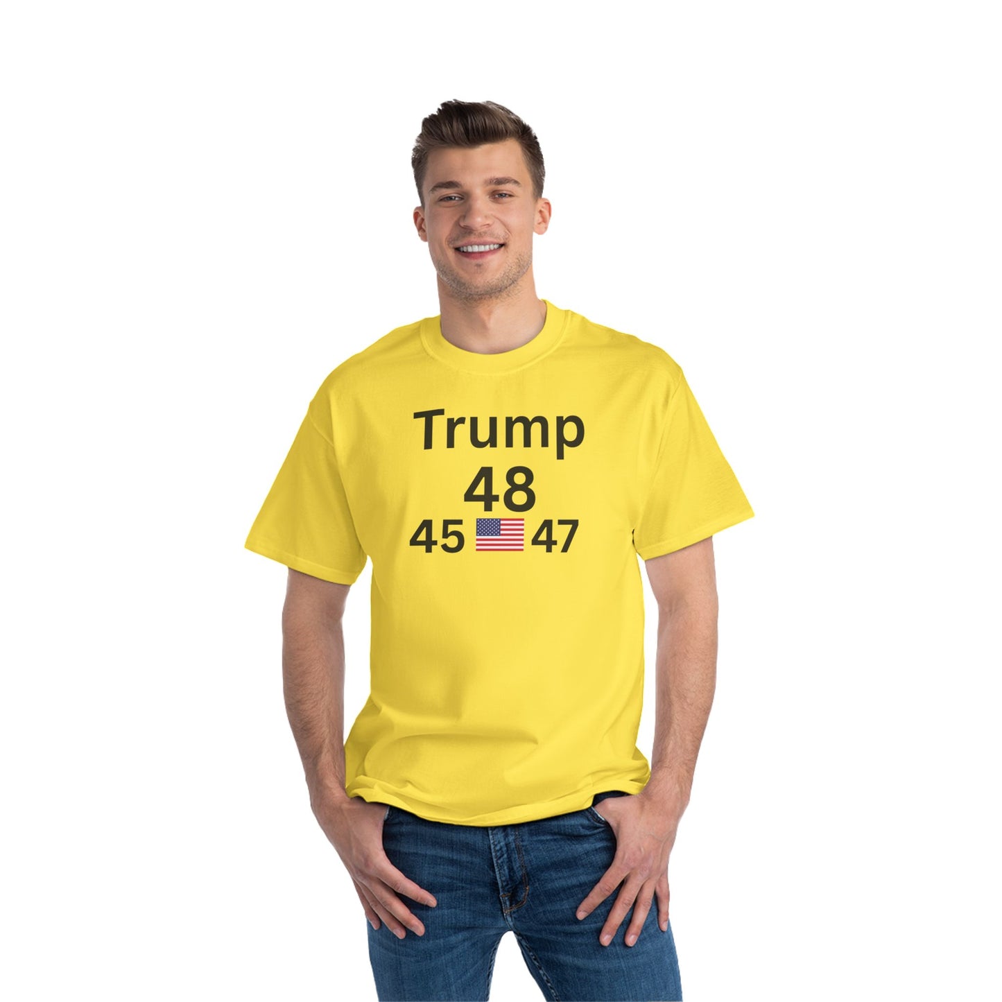 Short-Sleeve T-Shirt - Trump 48 Keep America Great Freedom Design