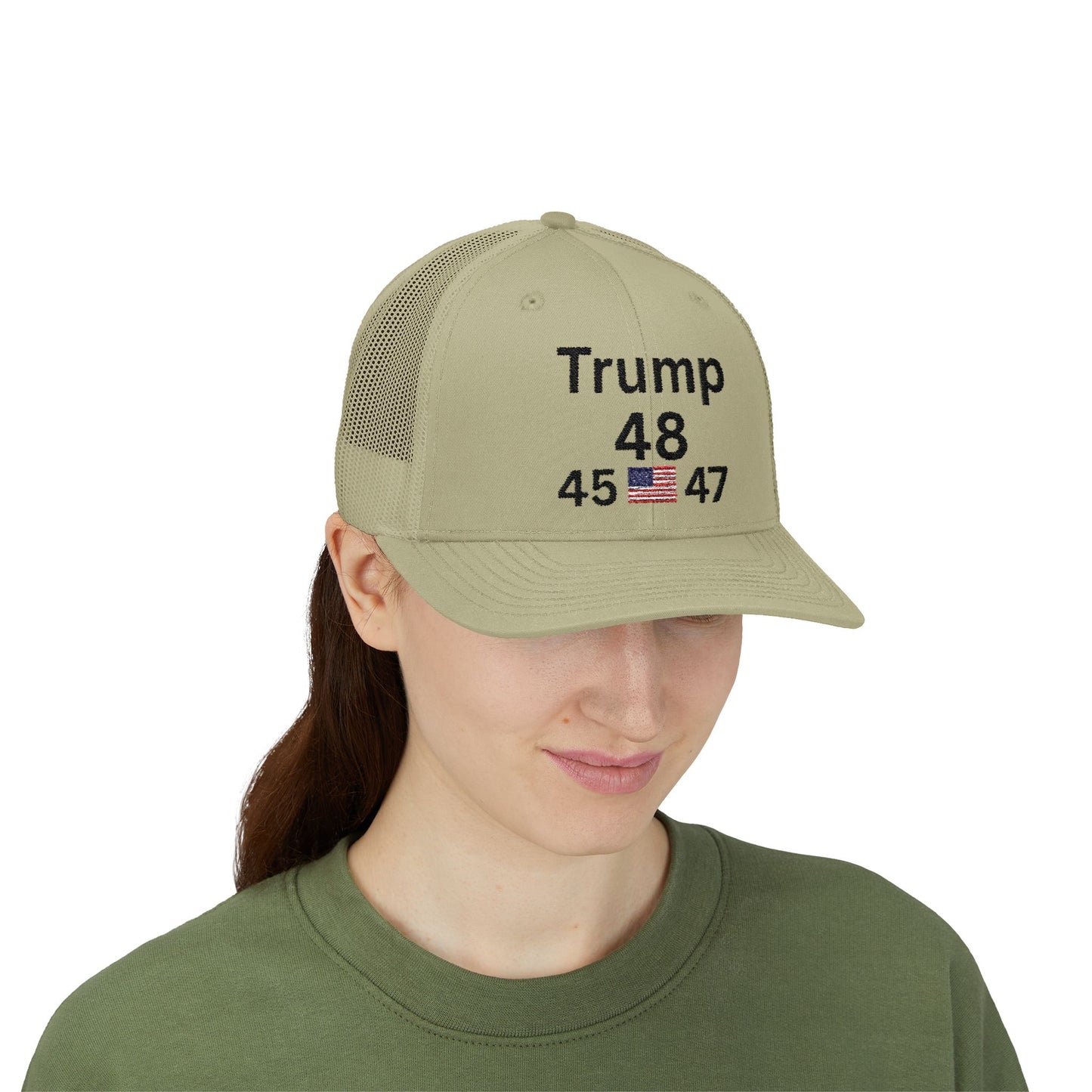 Trump 48 Snapback Trucker Cap - Patriot, Freedom, and Loyalty