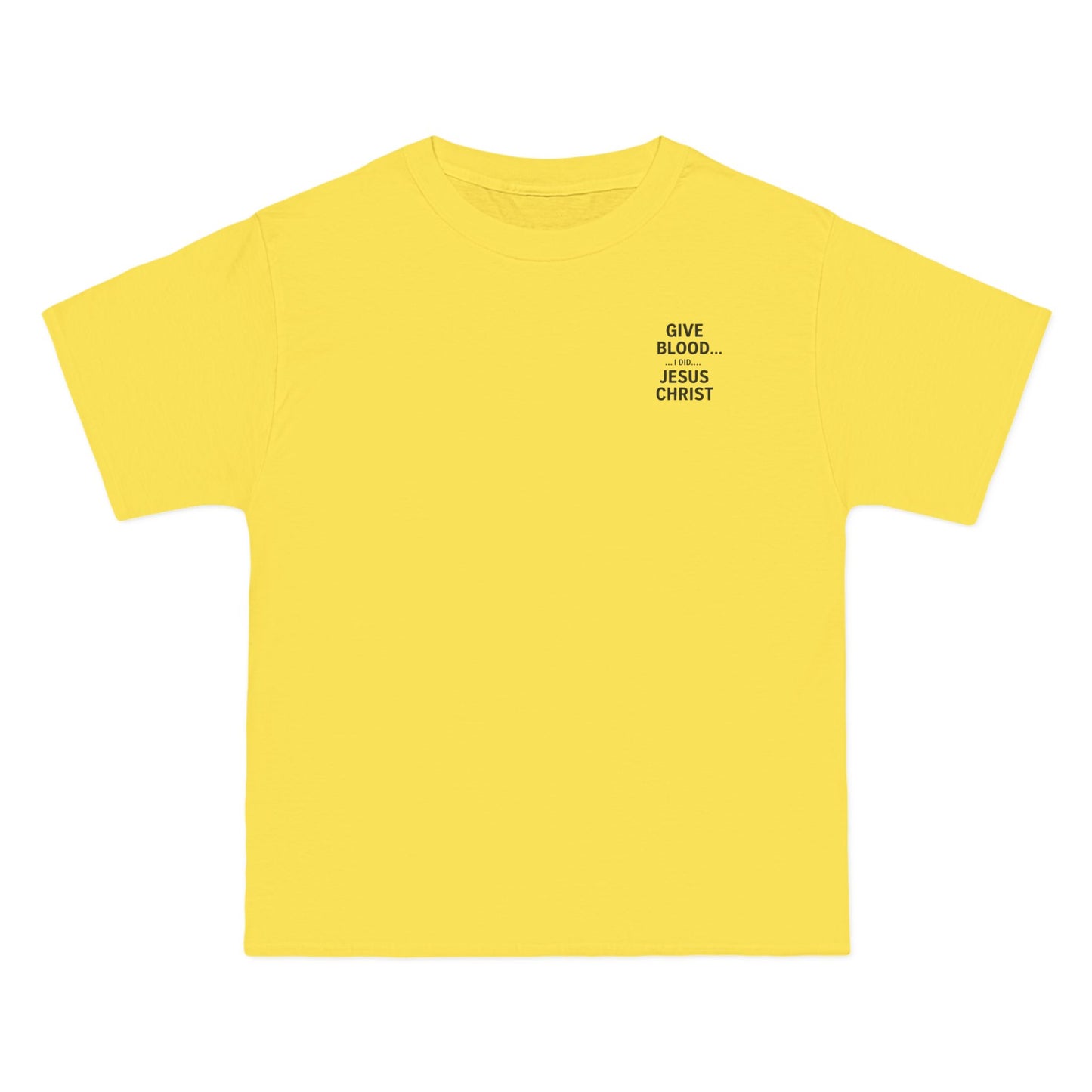 Christian Faith Short-Sleeve T-Shirt - Jesus Gave All Give Blood