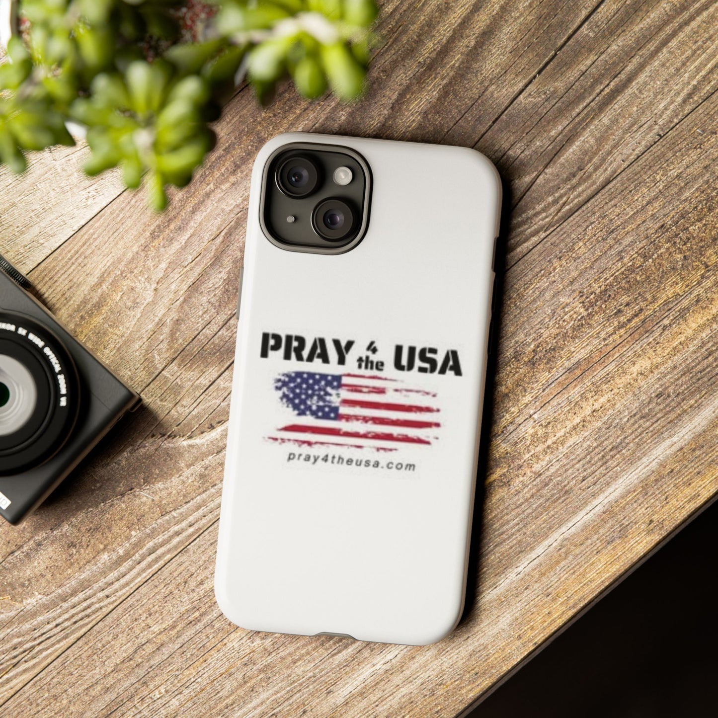 Phone Case - Patriotic Pray 4 the USA Design