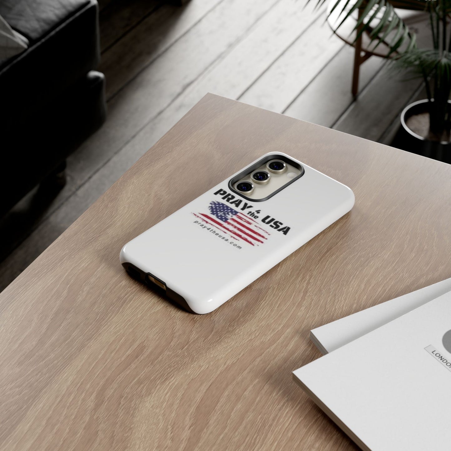 Phone Case - Patriotic Pray 4 the USA Design