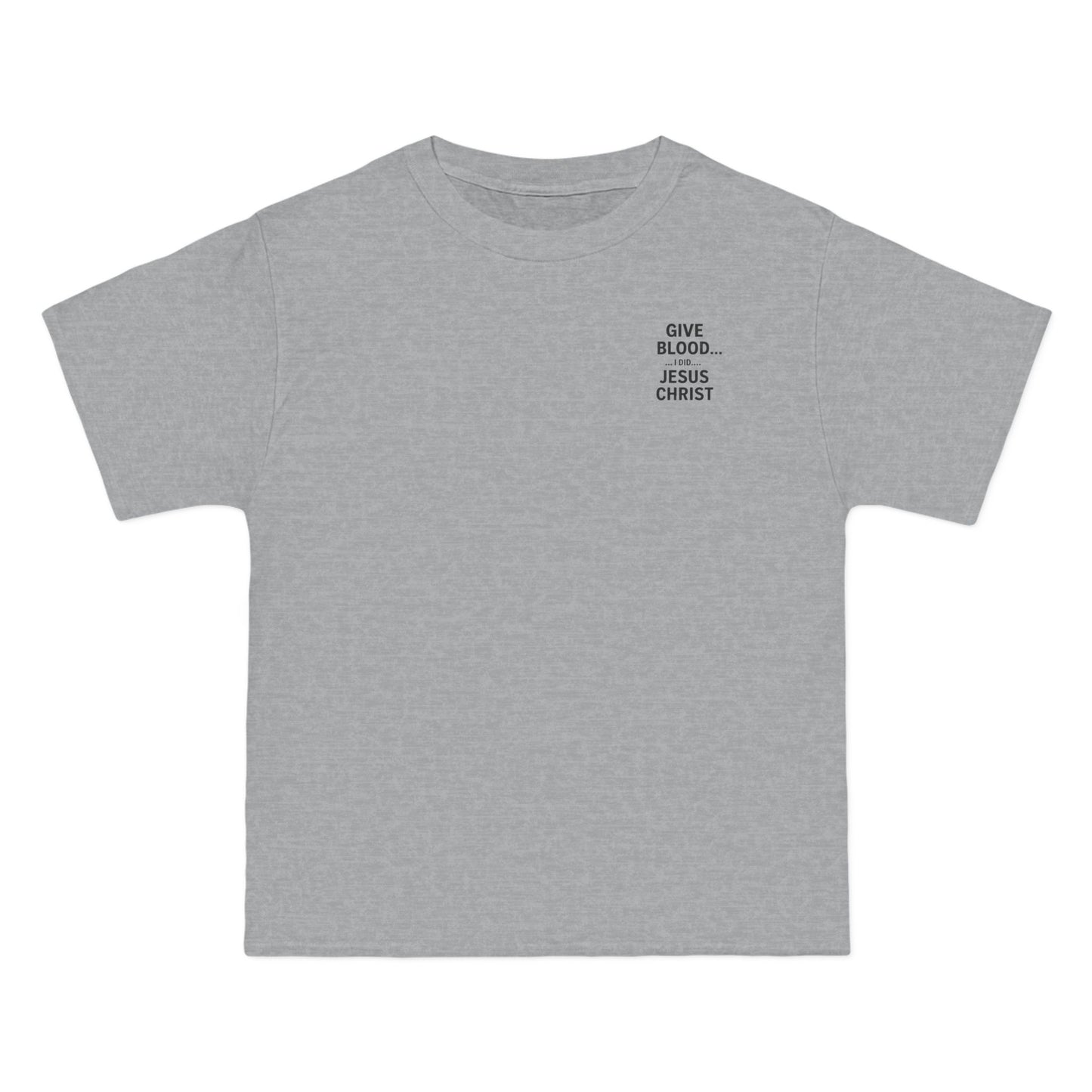 Christian Faith Short-Sleeve T-Shirt - Jesus Gave All Give Blood