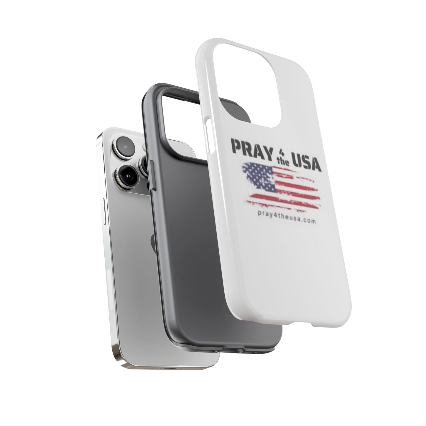 Phone Case - Patriotic Pray 4 the USA Design