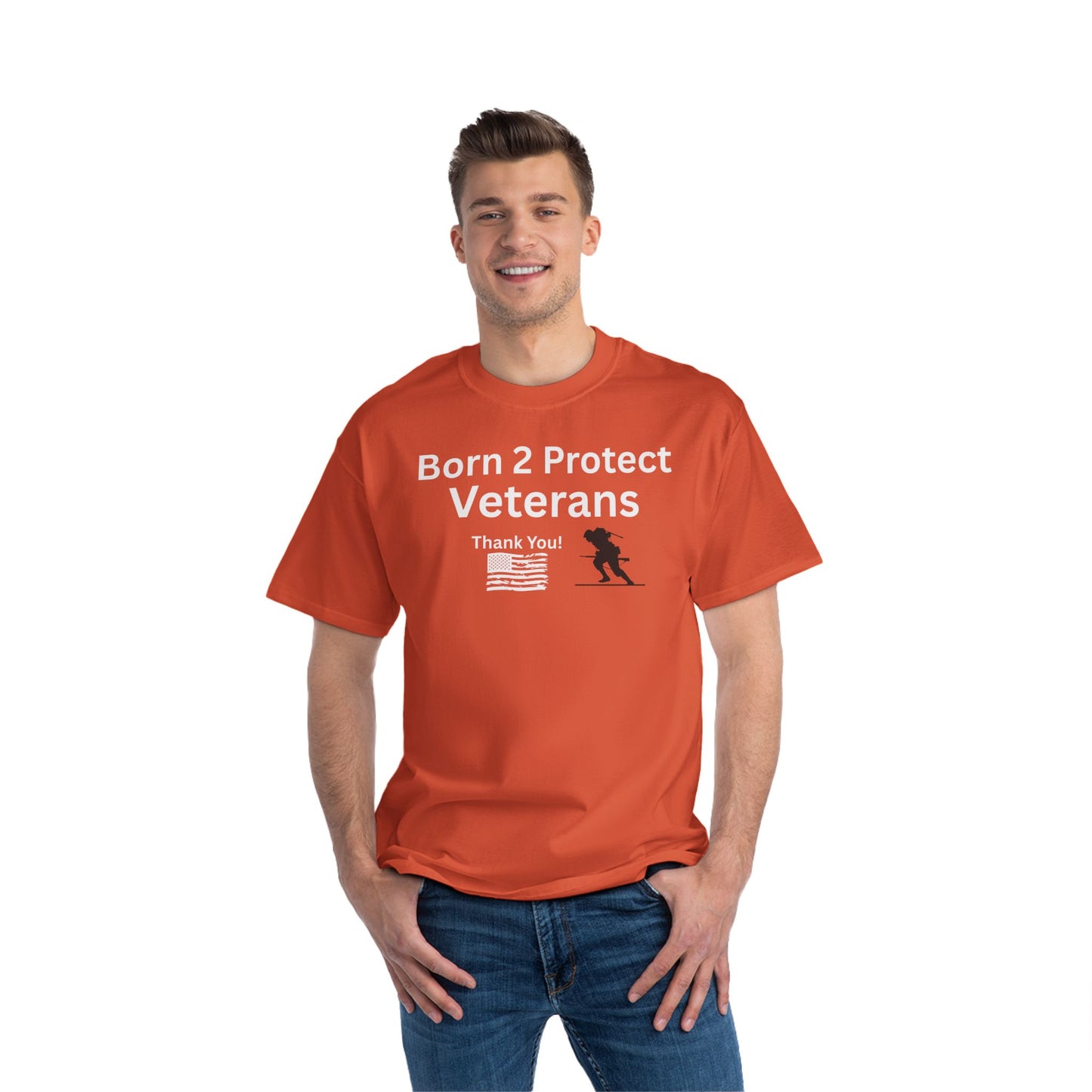 Born 2 Protect-Veterans Tribute Short-Sleeve T-Shirt