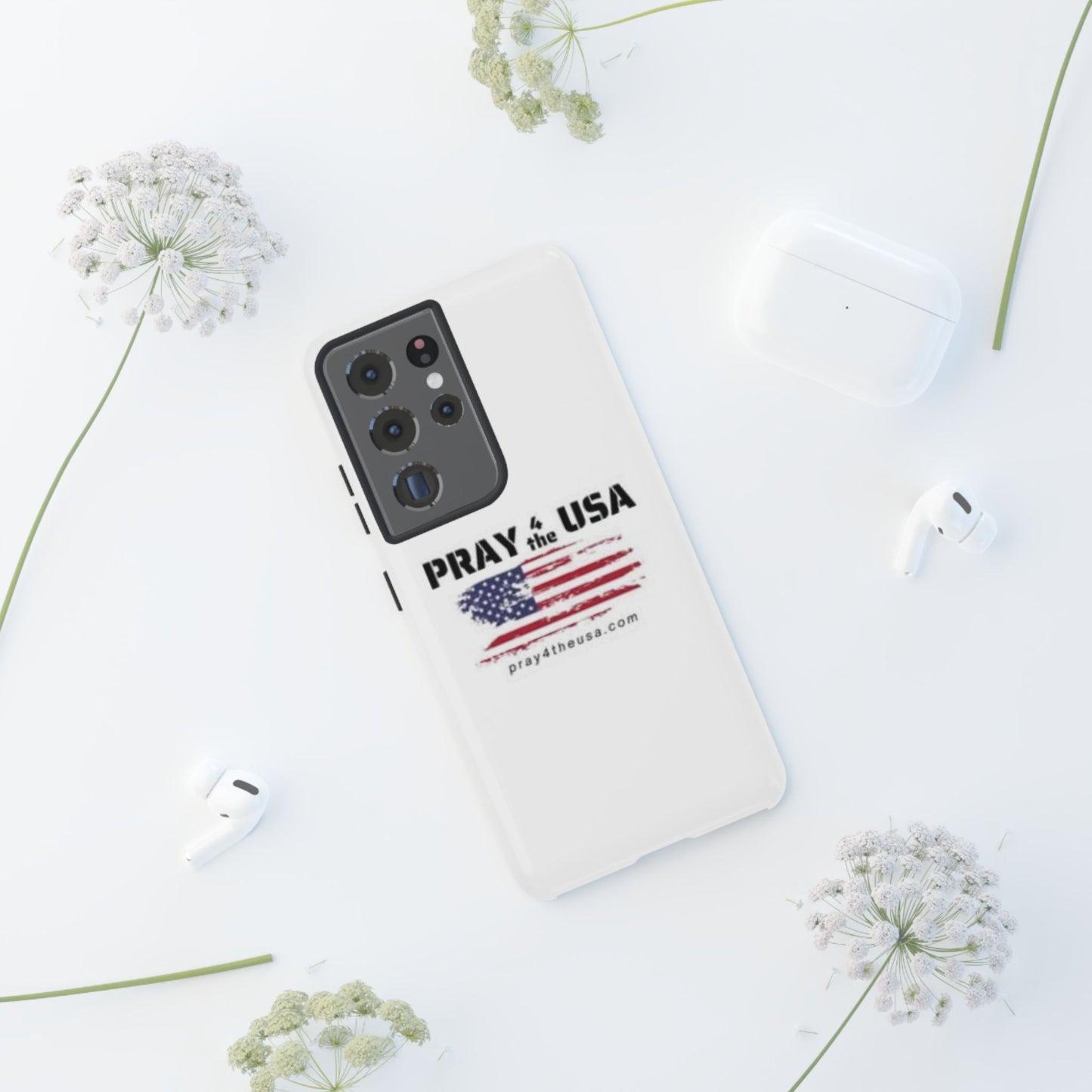 Phone Case - Patriotic Pray 4 the USA Design