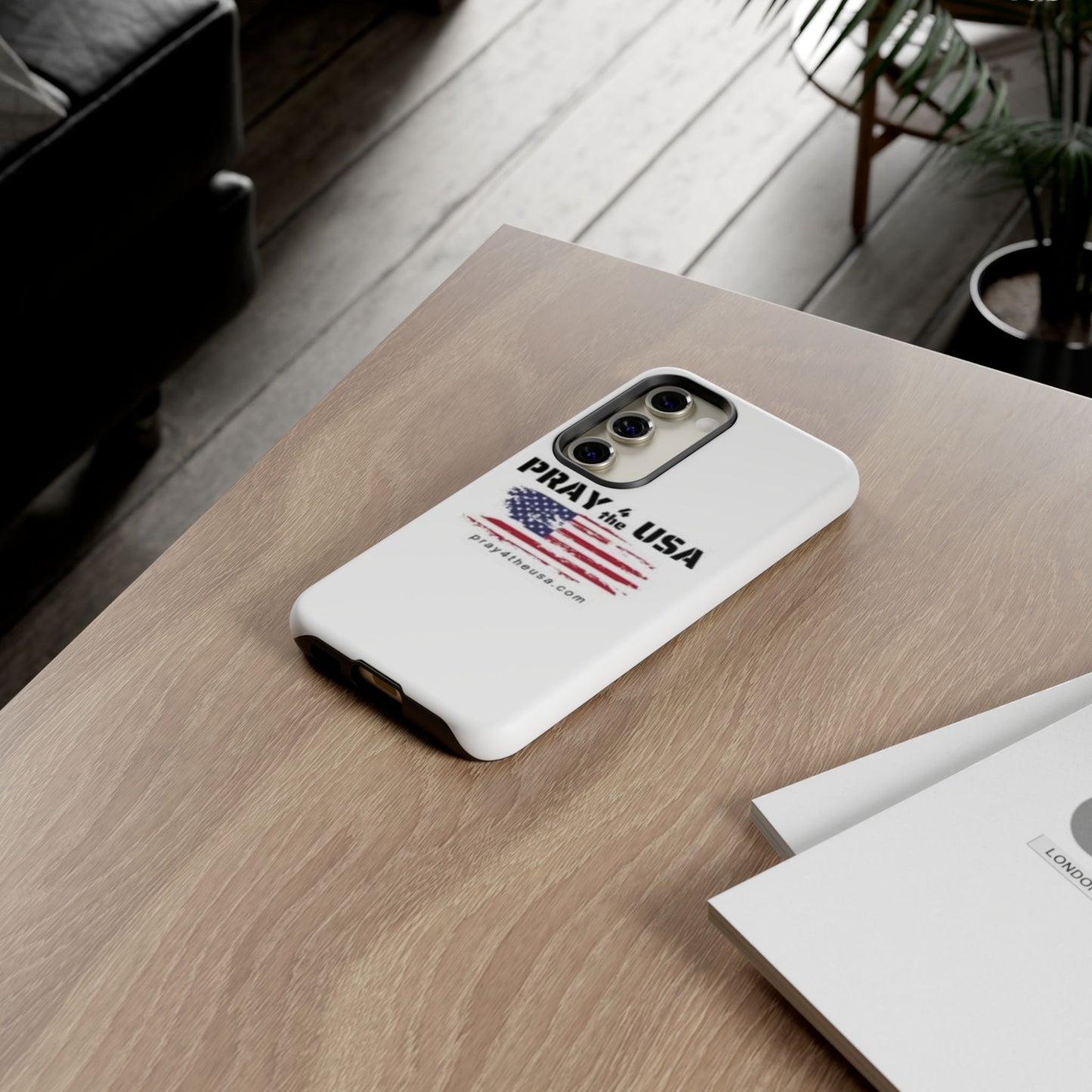 Phone Case - Patriotic Pray 4 the USA Design