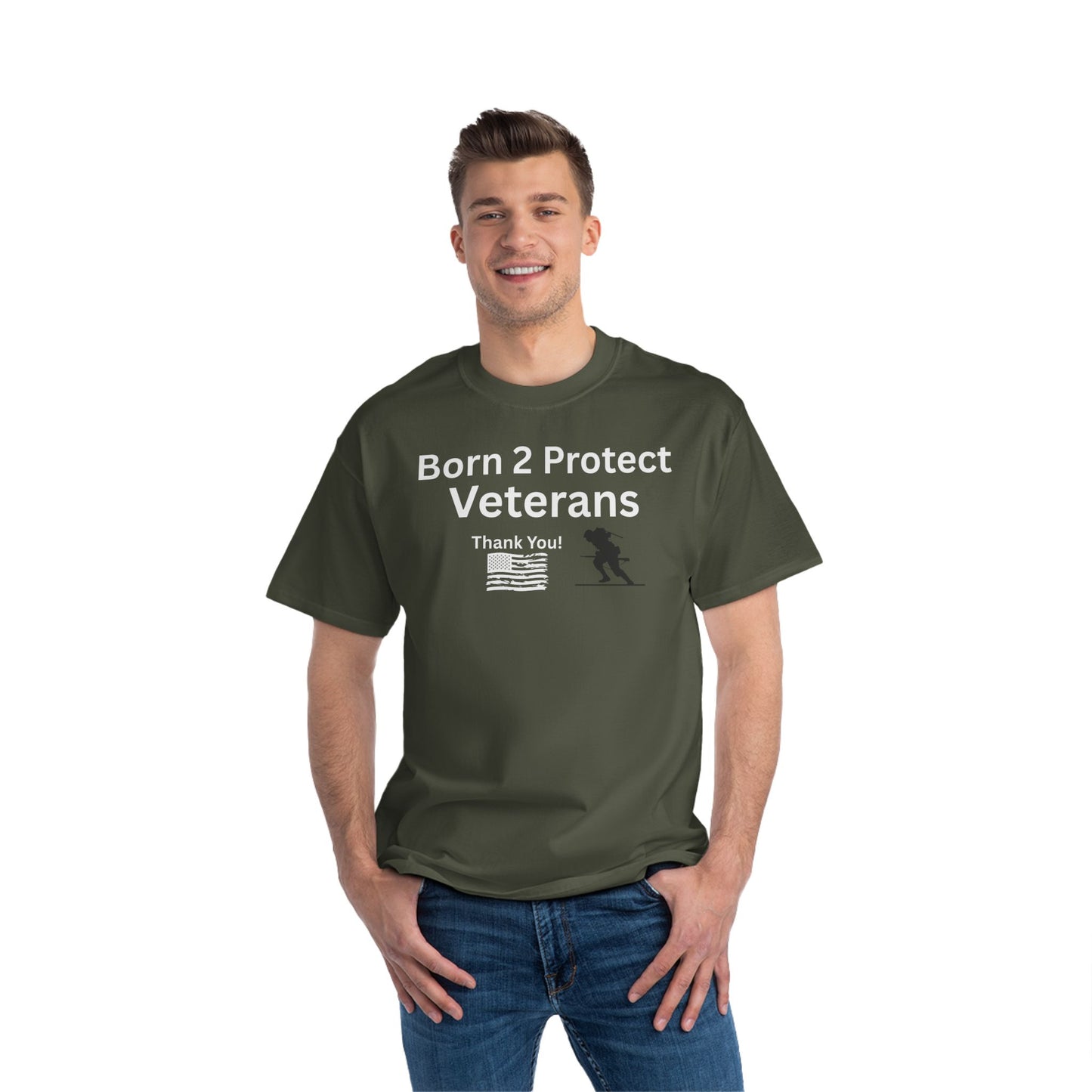 Born 2 Protect-Veterans Tribute Short-Sleeve T-Shirt