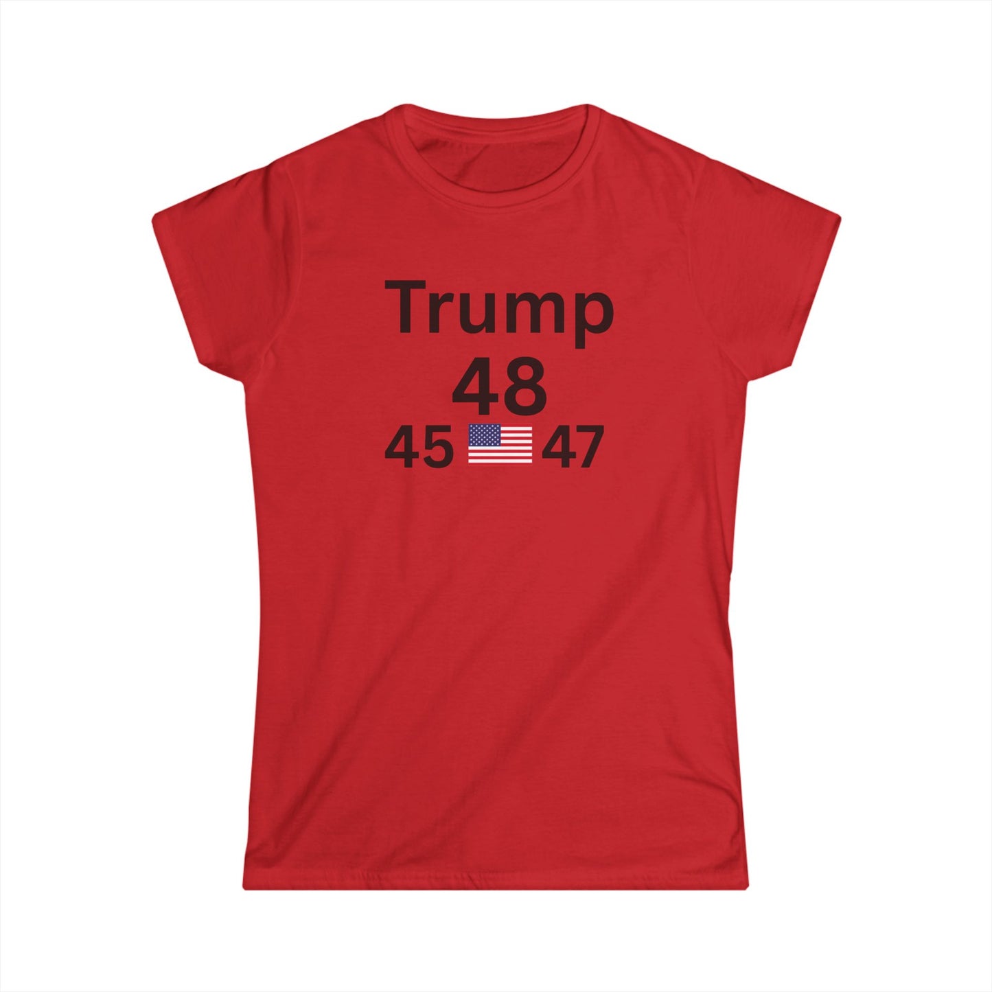 Women's Tee Trump 48 Design Patriot Freedom Greatness T-Shirt