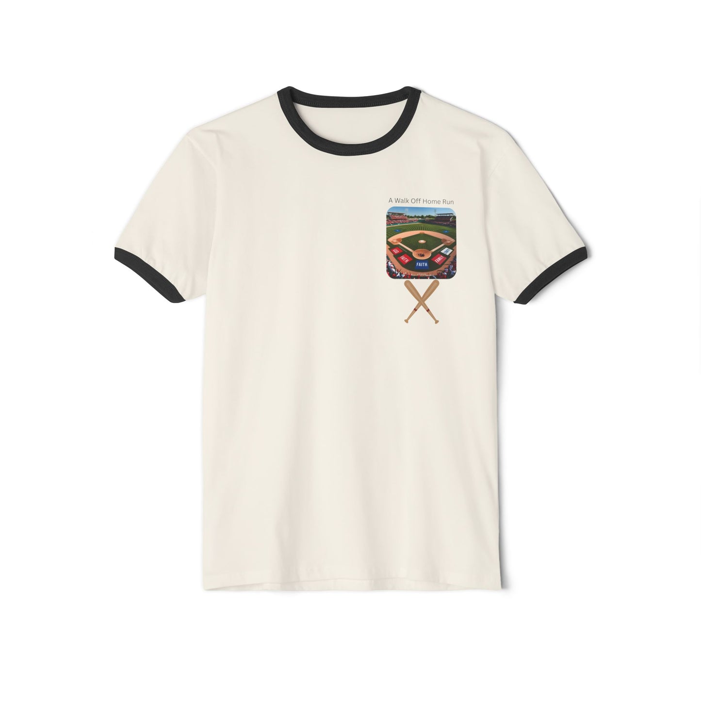 Faith Based Vintage Baseball Unisex Ringer T-Shirt - Perfect for Sports Fans