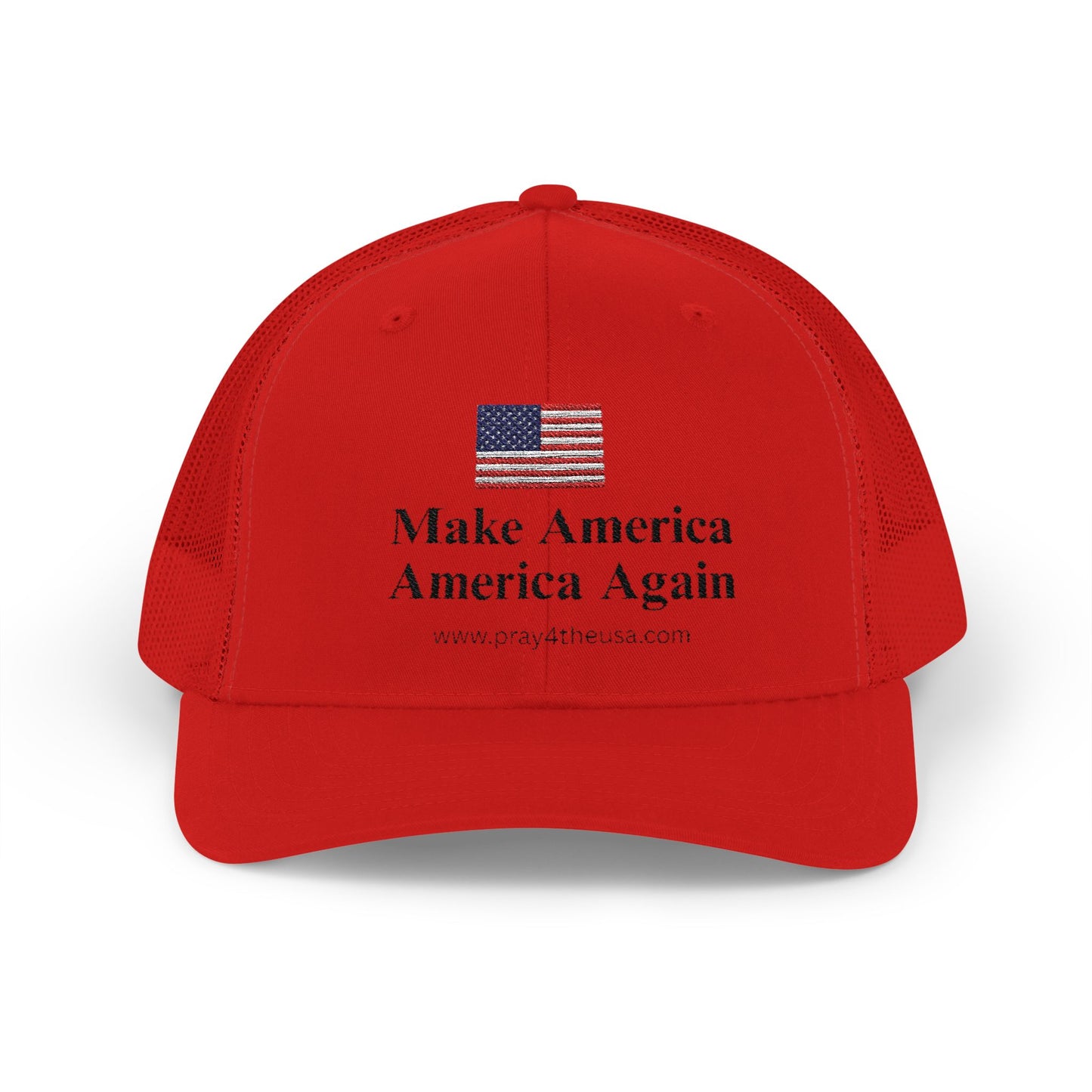 Patriotic Snapback Trucker Cap - Make America America Again