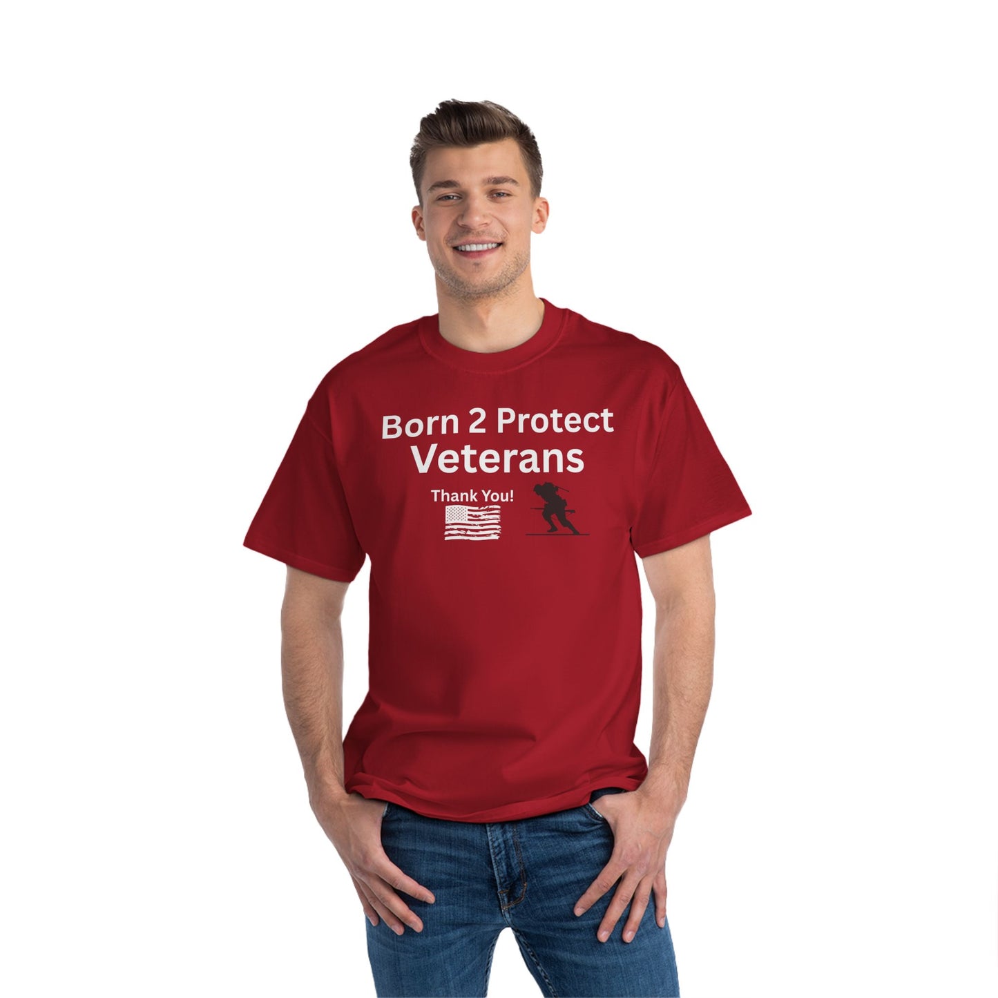 Born 2 Protect-Veterans Tribute Short-Sleeve T-Shirt