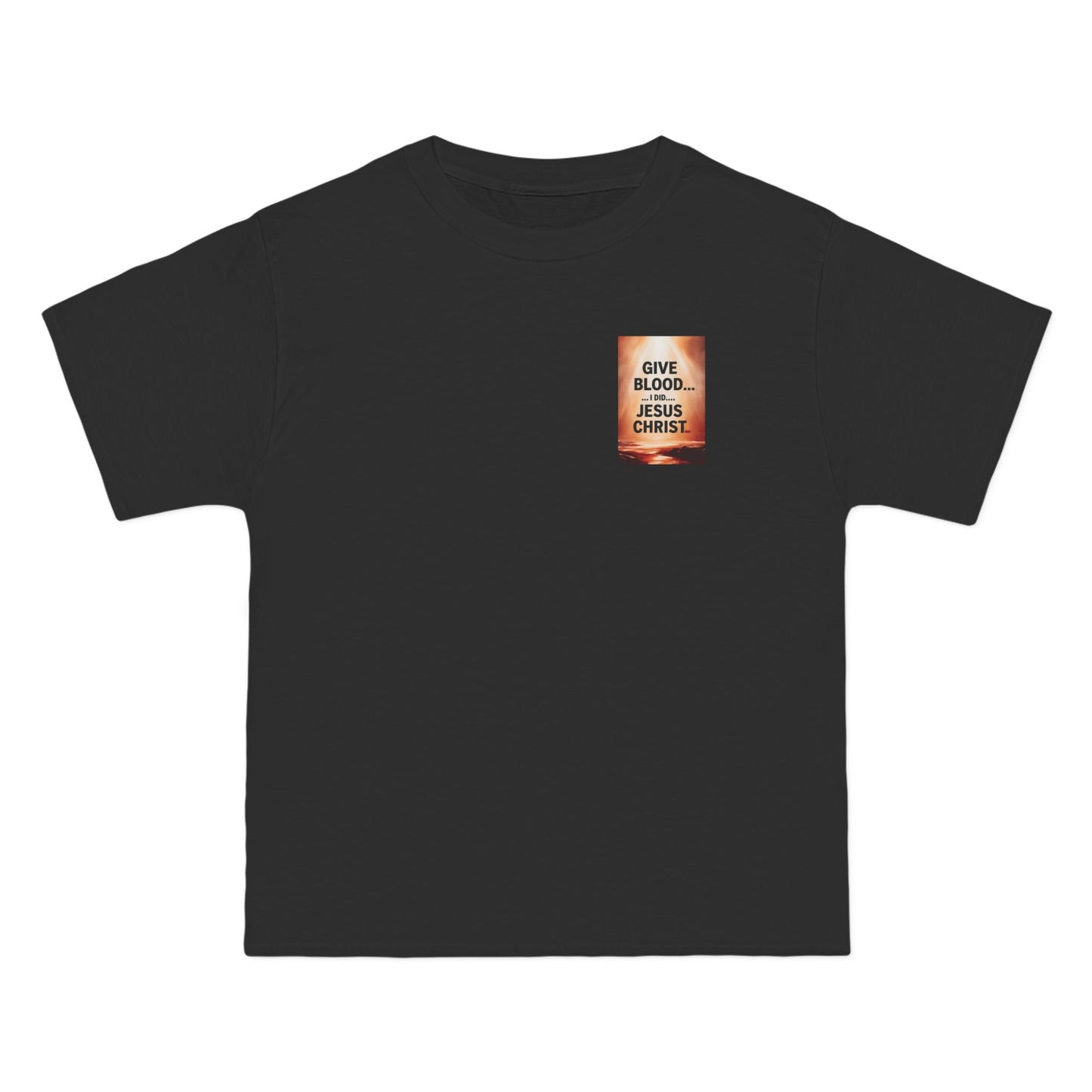 Christian T-Shirt - Give Blood, I did, Jesus Christ - Short-Sleeve