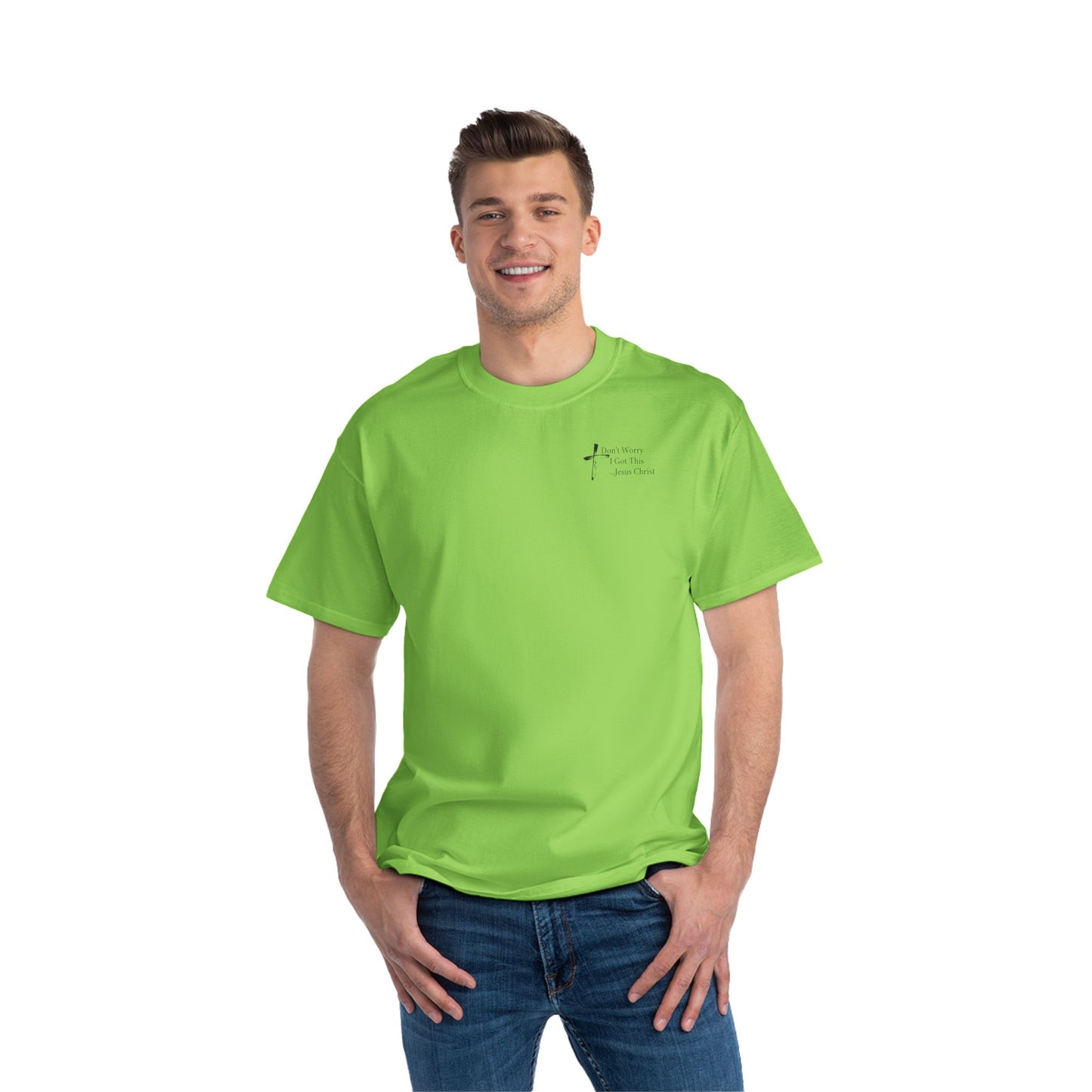Inspirational Cross T-Shirt - 'Don't Worry, God Has This'