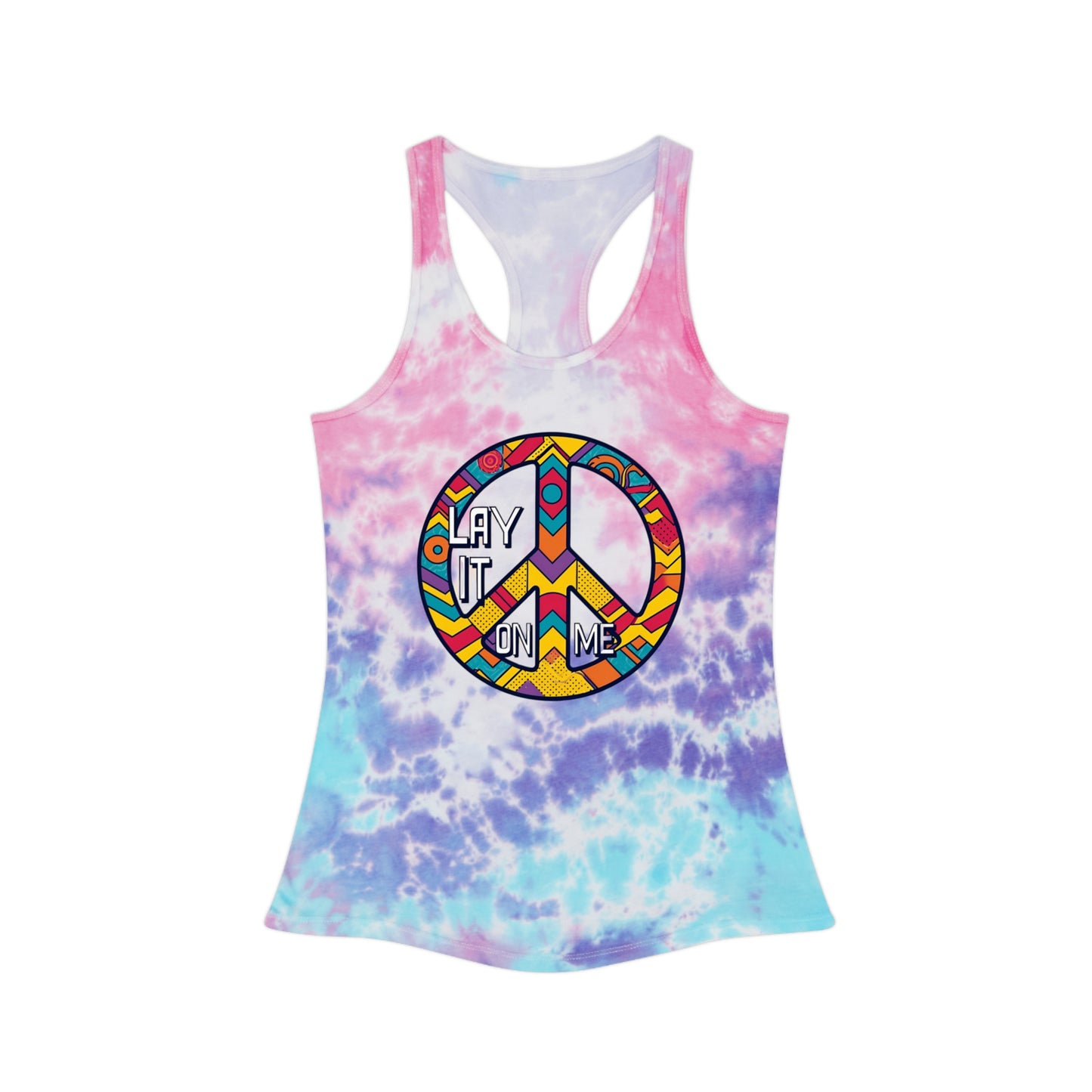 Peace Vibes Tie Dye Tank Top