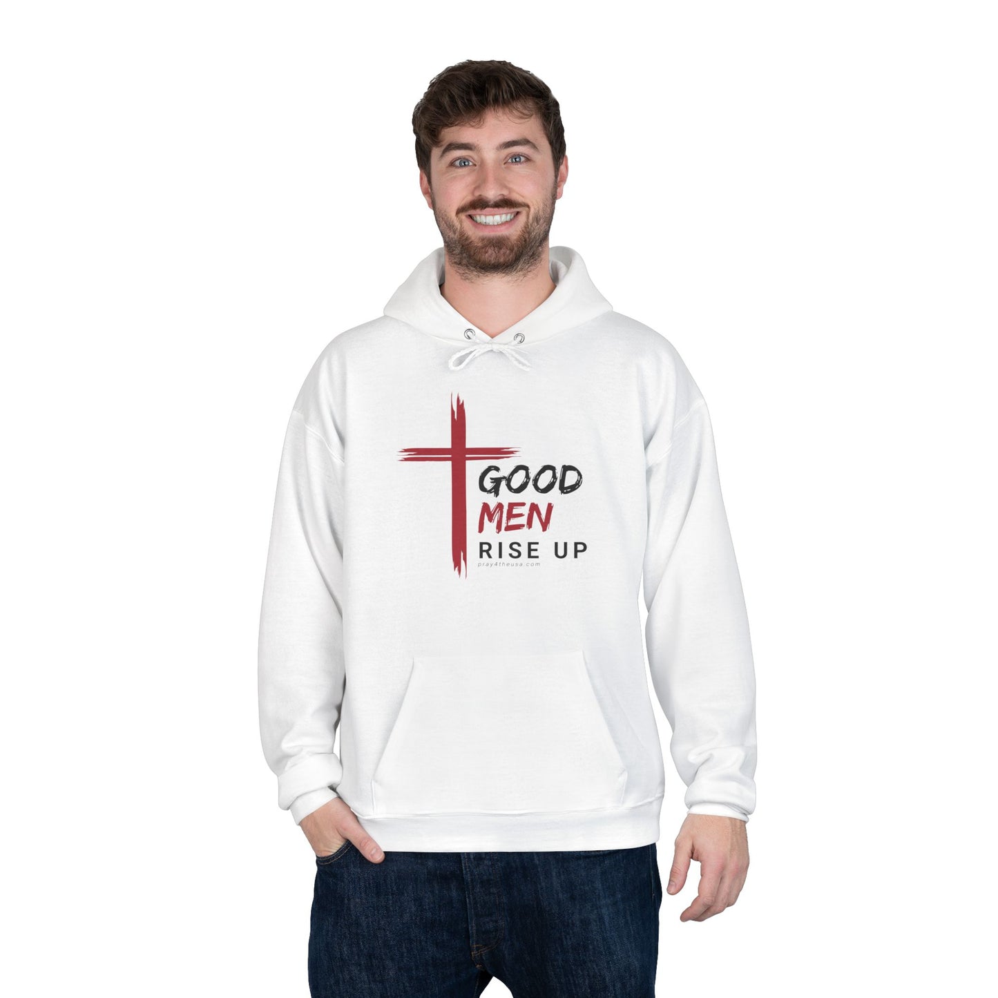 Good Men Rise Up Hanes Comfort Blend Hoodie