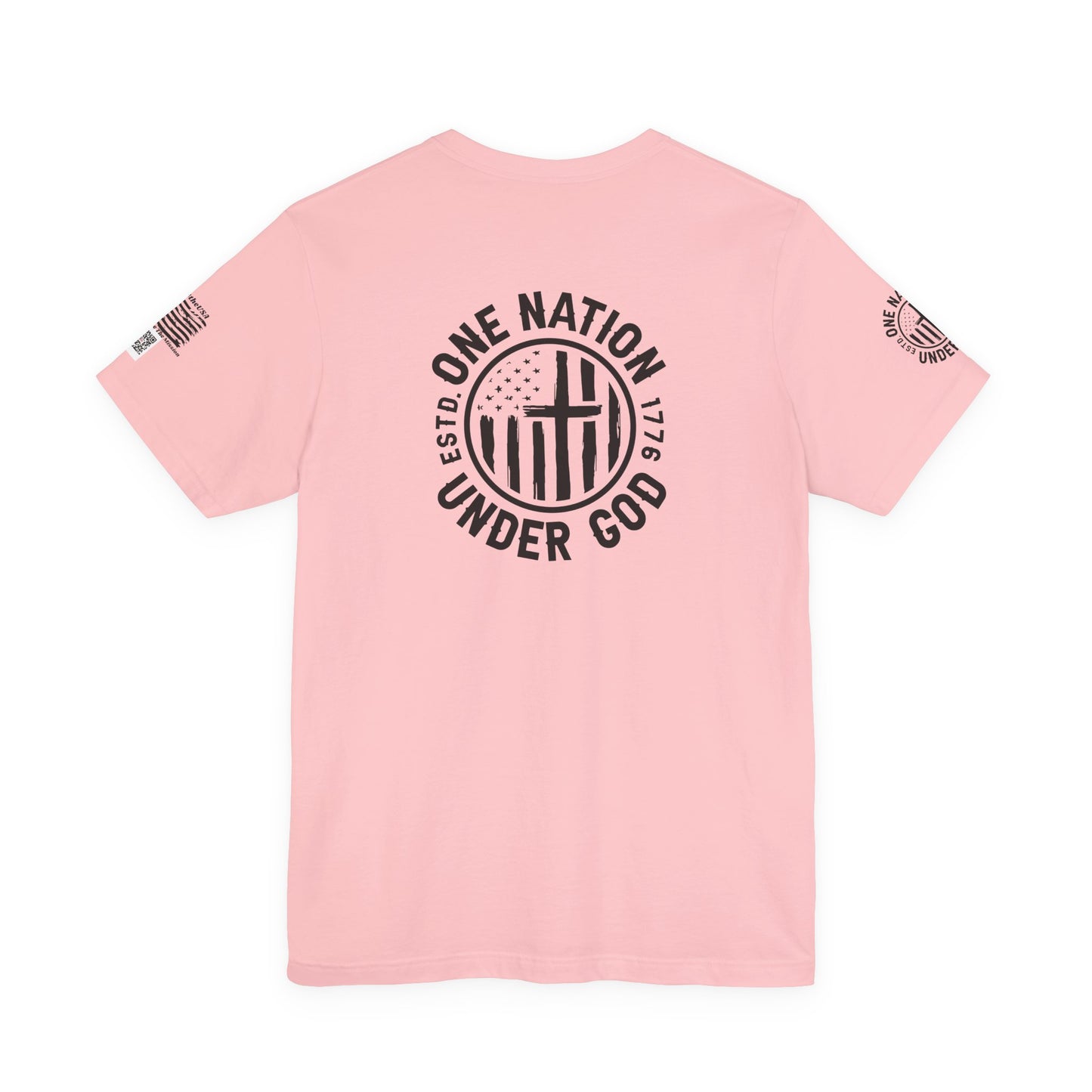 Patriotic Tee for All - One Nation Under God Jersey Short Sleeve Tee