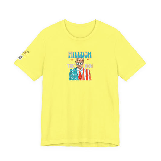 Patriotic Graphic Tee - Freedom The Don Unisex T-Shirt