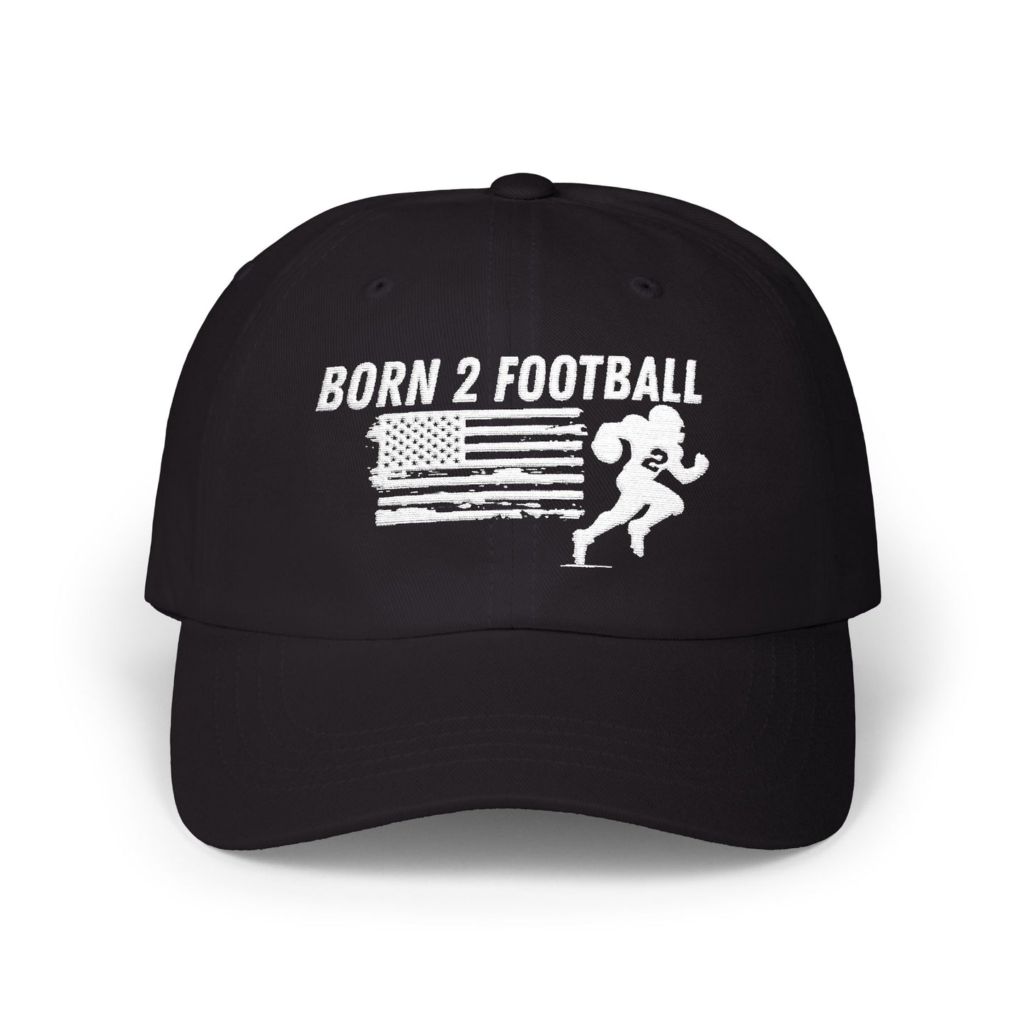 Born 2 Football Hat - Outdoor Sports Gear-super football fan's, men and ladies.