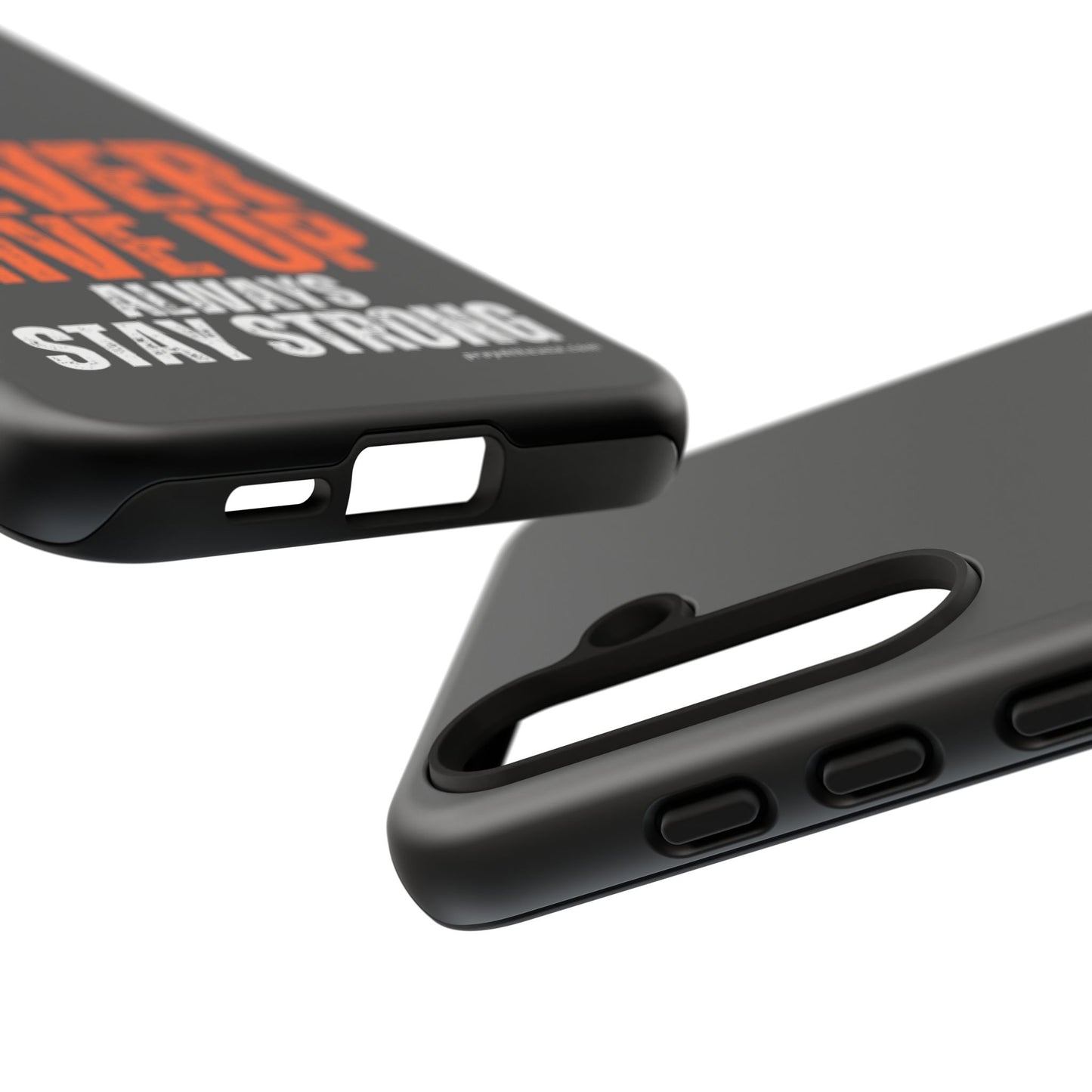 Never Give Up Durable Phone Case – Compatible with All Phone Models