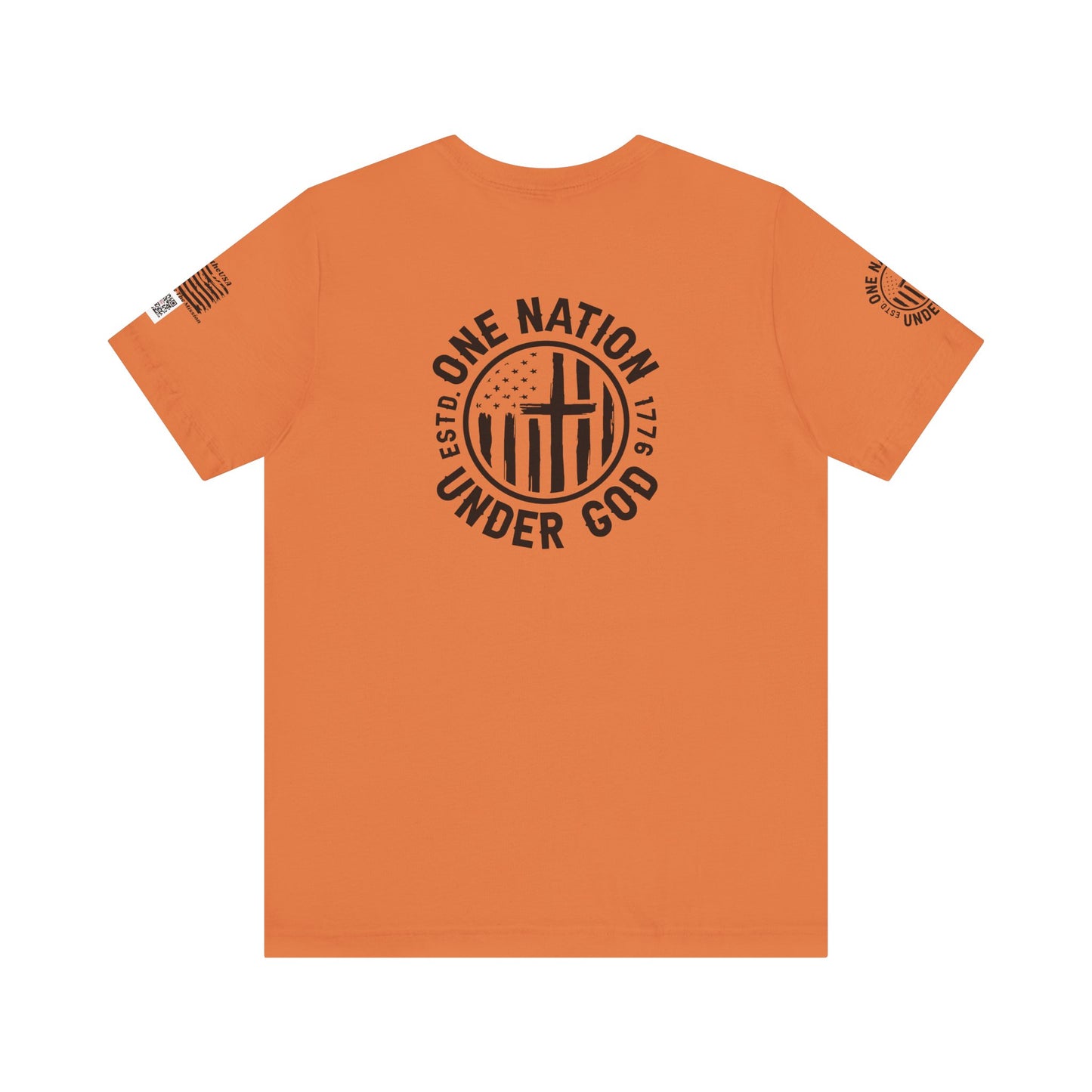 Patriotic Tee for All - One Nation Under God Jersey Short Sleeve Tee