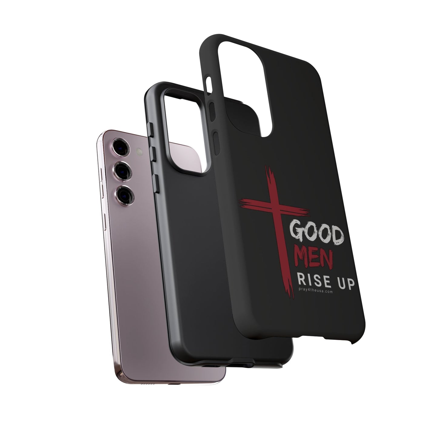 Good Men Rise Up Durable Phone Case – Compatible with All Phone Models