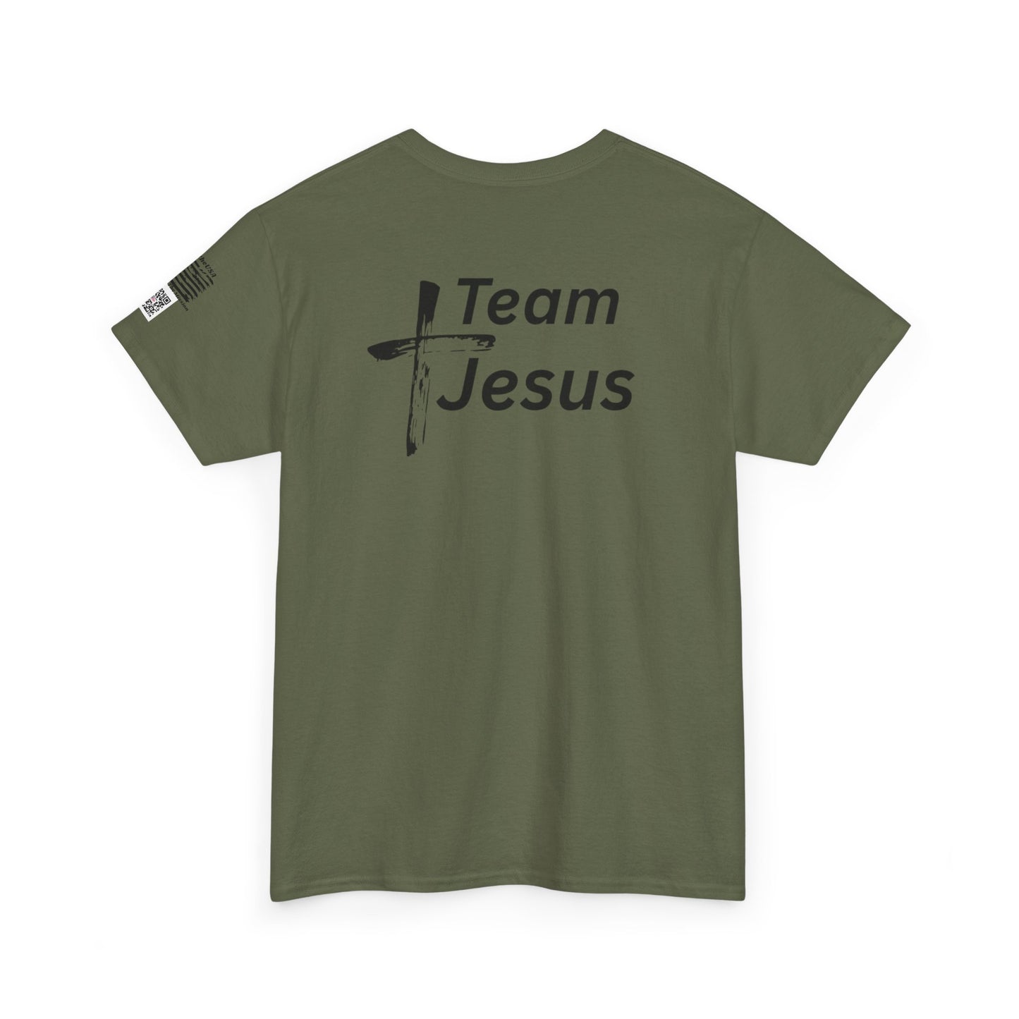 Team Jesus T-Shirt — Christian Faith Tee with Cross