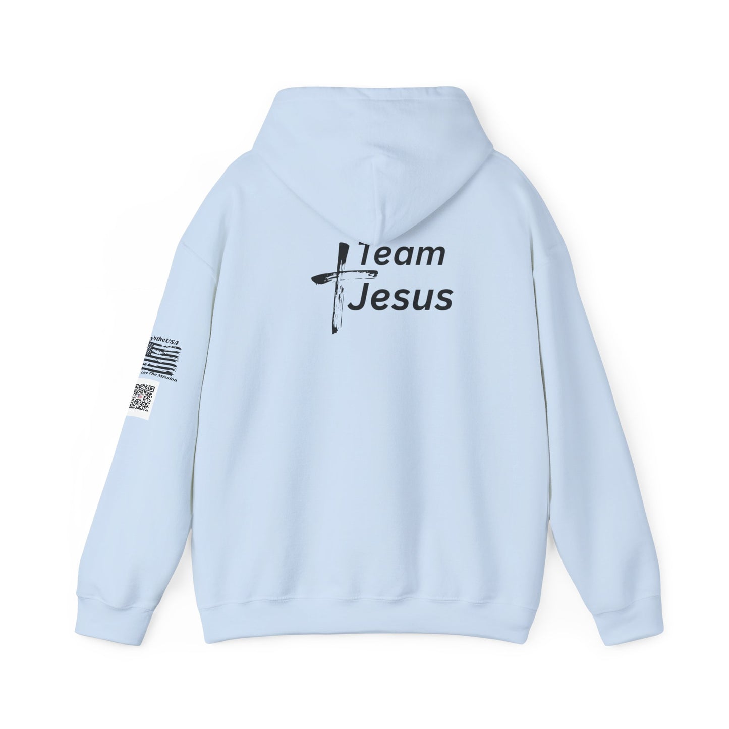 Team Jesus Hoodie — Christian Faith Graphic Hooded Sweatshirt