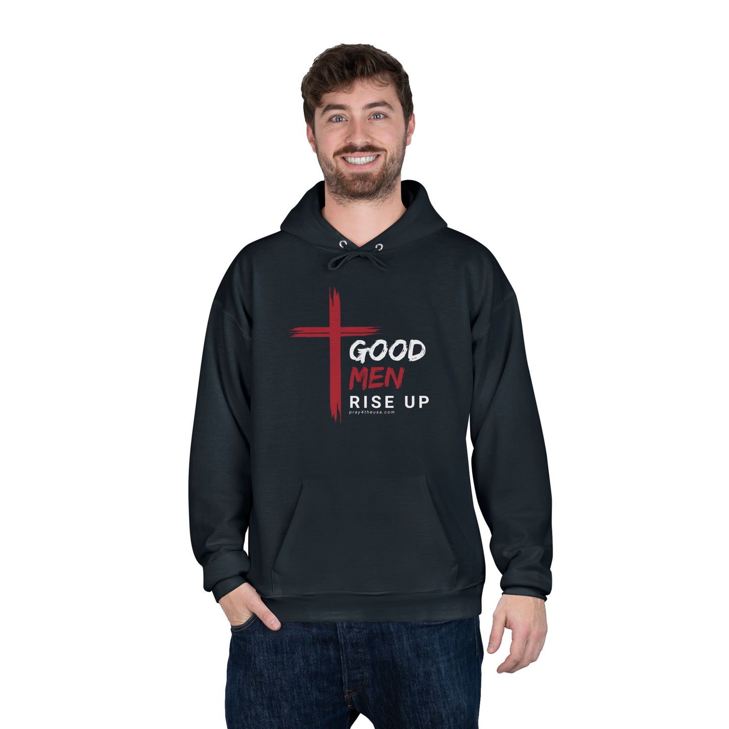 Good Men Rise Up Hanes Comfort Blend Hoodie