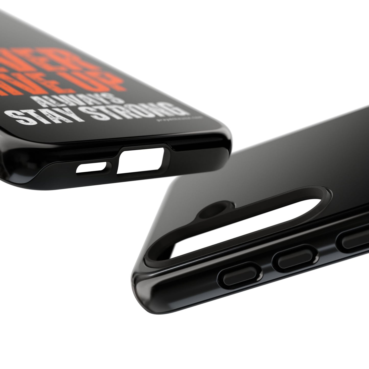 Never Give Up Durable Phone Case – Compatible with All Phone Models