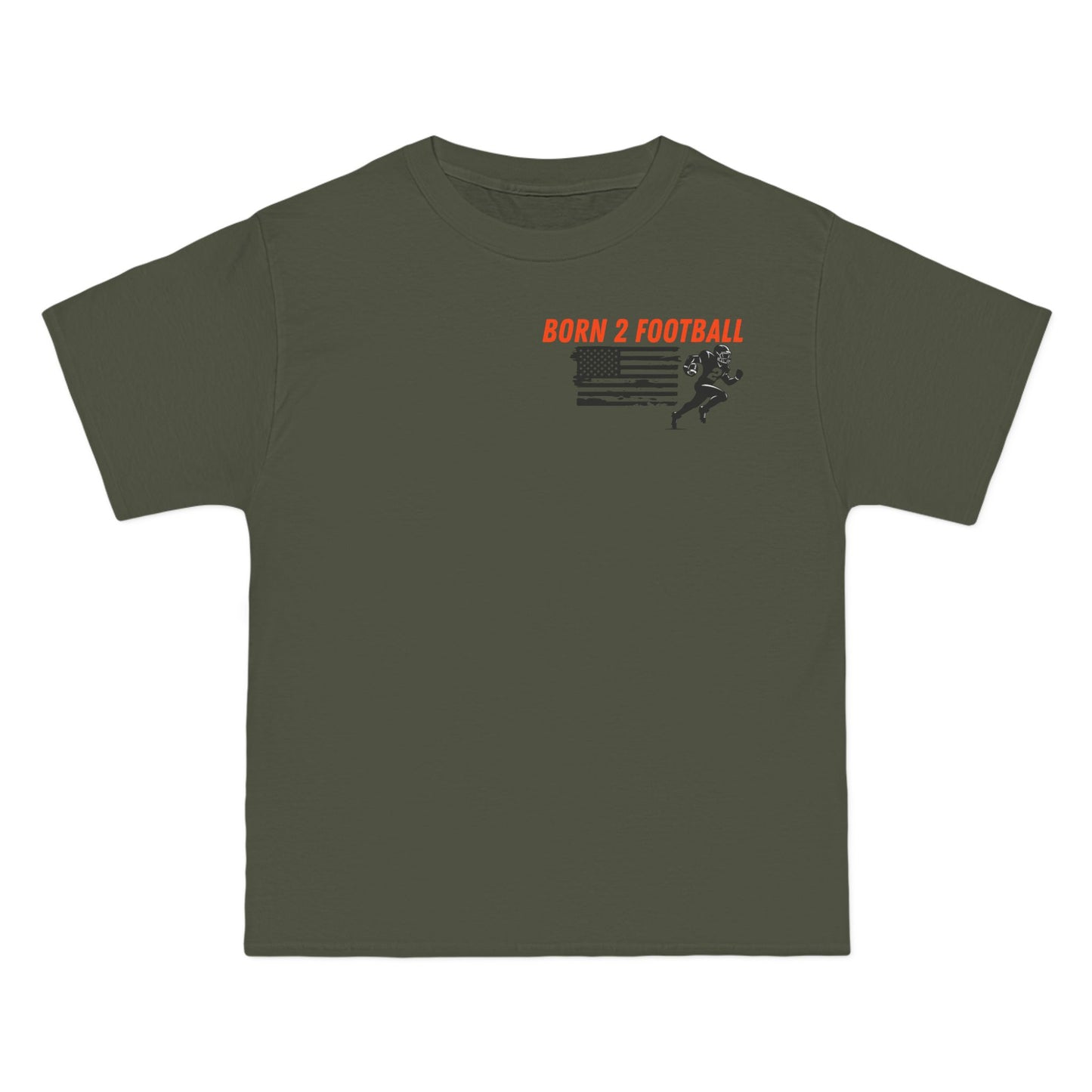Sporty Born 2 Football Short-Sleeve T-Shirt for Enthusiasts