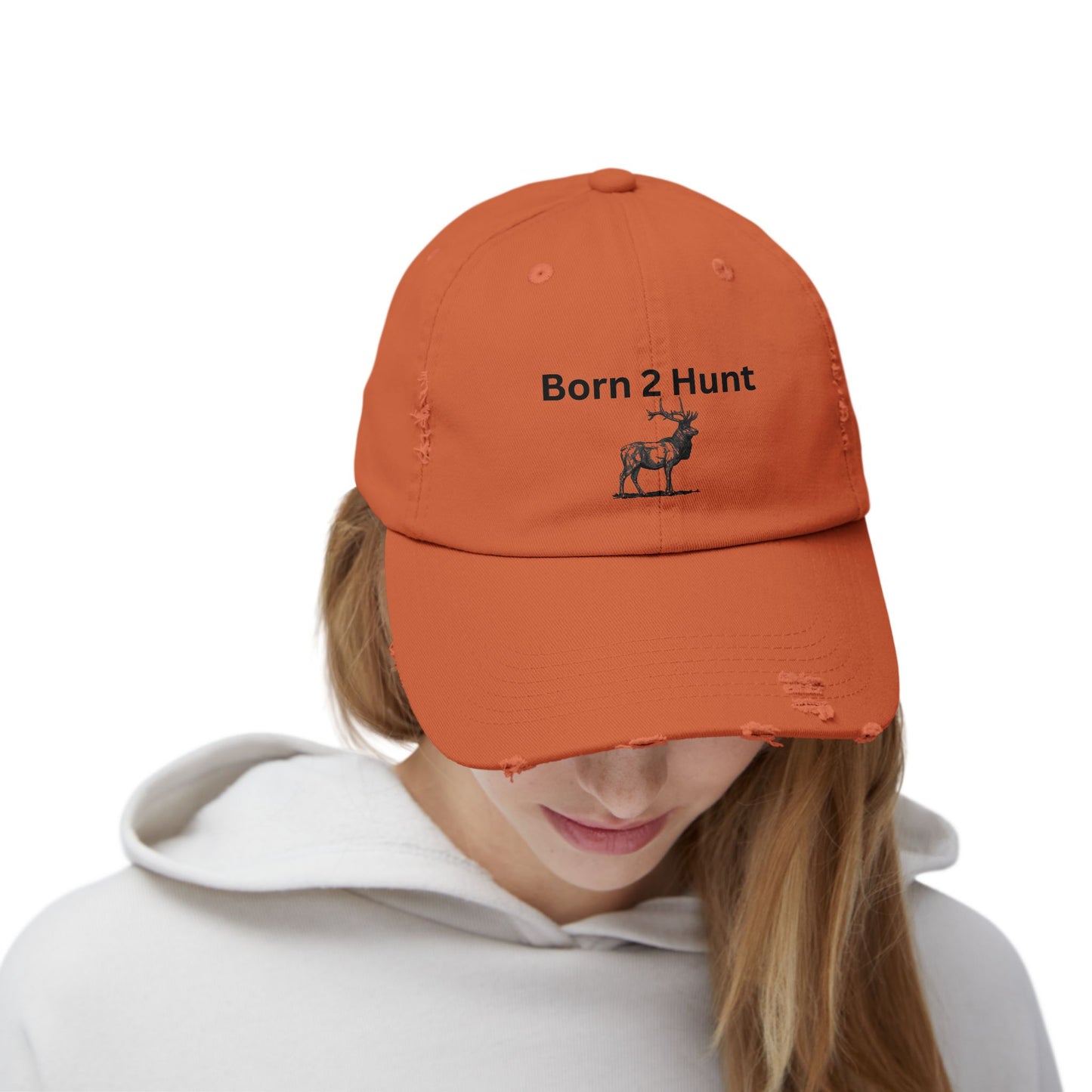 Born 2 Hunt - Hunter's Outfitter Distressed Hunting Cap