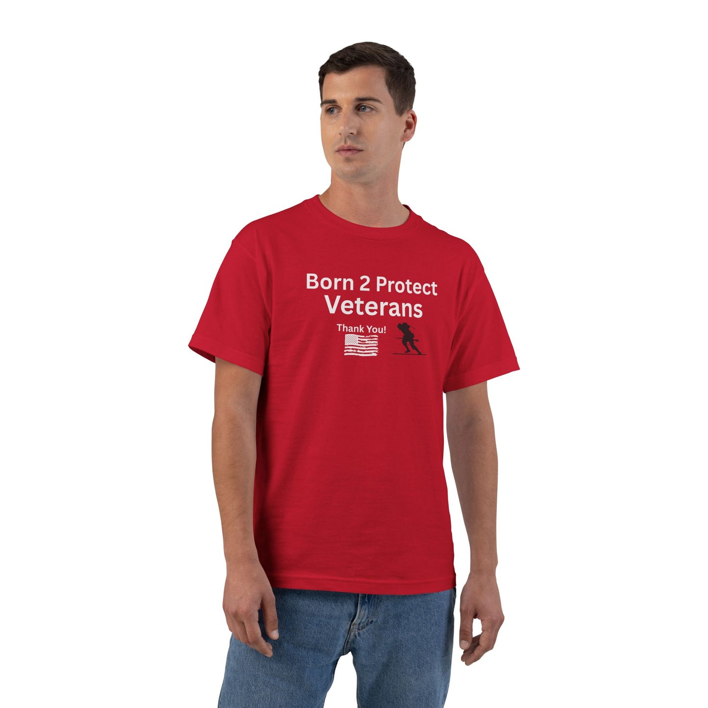 Born 2 Protect-Veterans Tribute Short-Sleeve T-Shirt