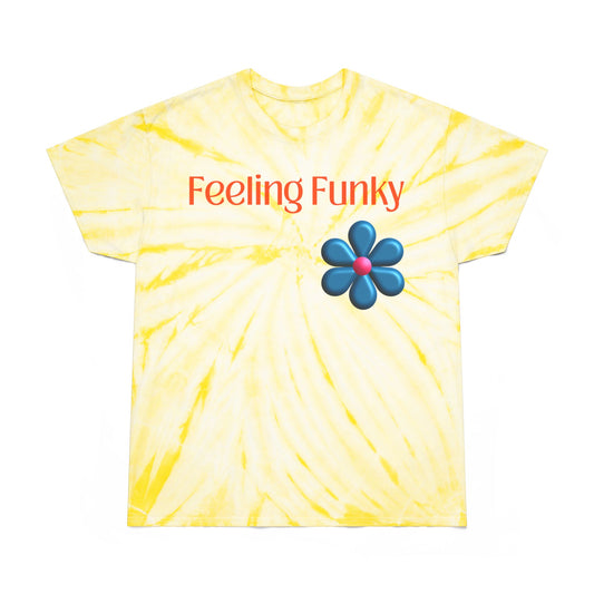 Tie-Dye Tee, Vibrant Yellow Blossom Shirt