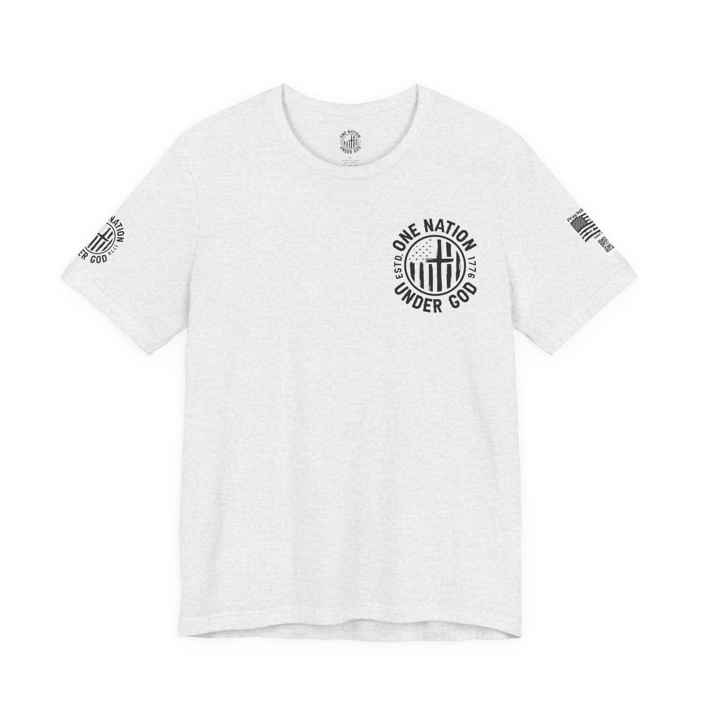 Patriotic Tee for All - One Nation Under God Jersey Short Sleeve Tee