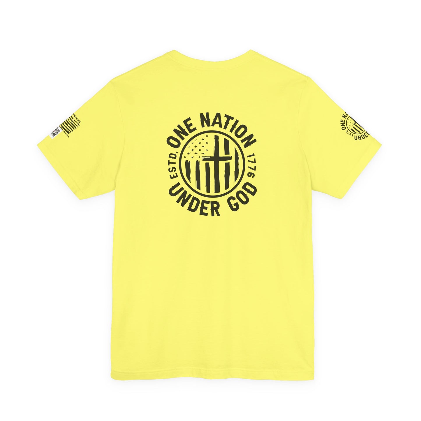 Patriotic Tee for All - One Nation Under God Jersey Short Sleeve Tee