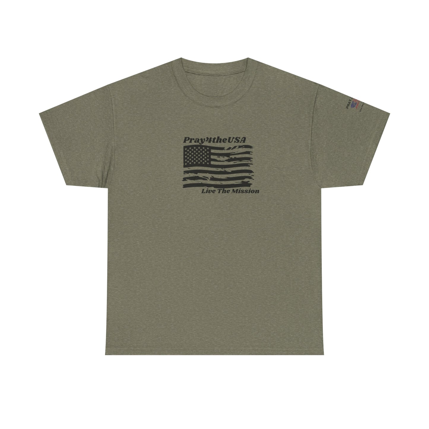 Rustic American Flag Tee - Patriotic Unisex T-Shirt