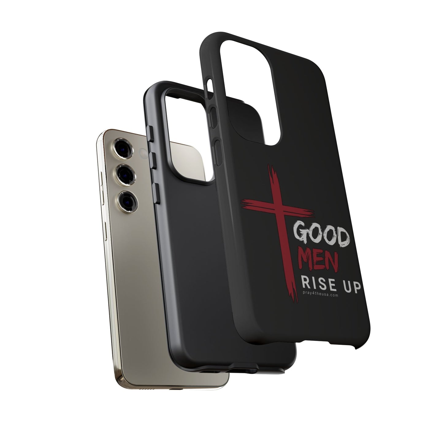 Good Men Rise Up Durable Phone Case – Compatible with All Phone Models