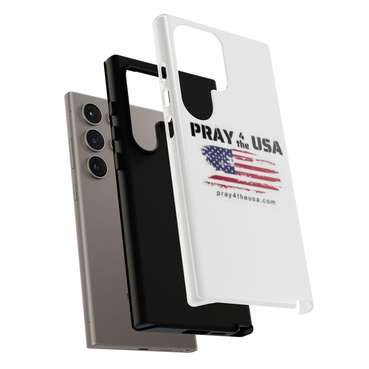 Phone Case - Patriotic Pray 4 the USA Design